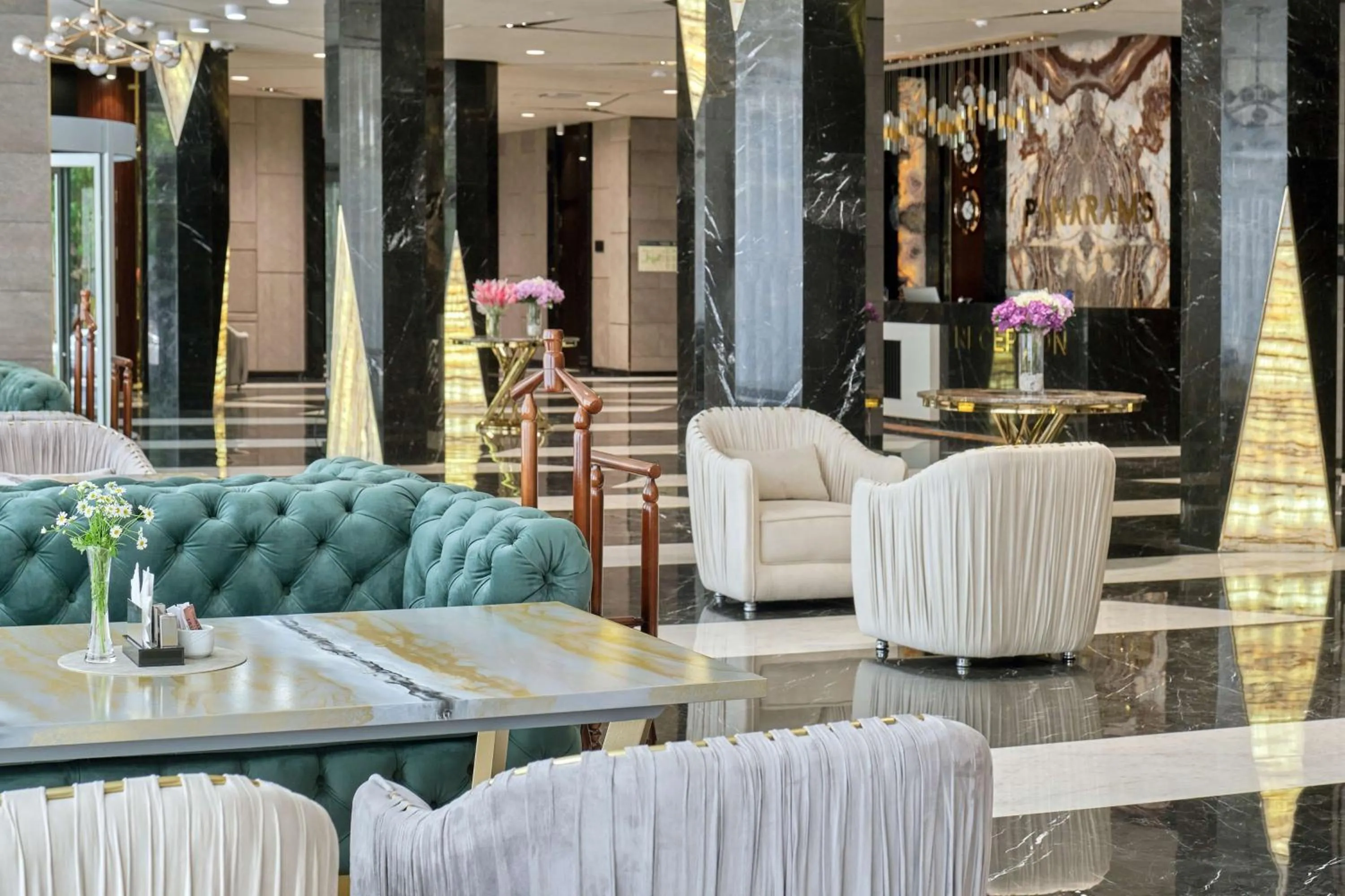 Lobby or reception in Panarams Tashkent Hotel, a member of Radisson Individuals