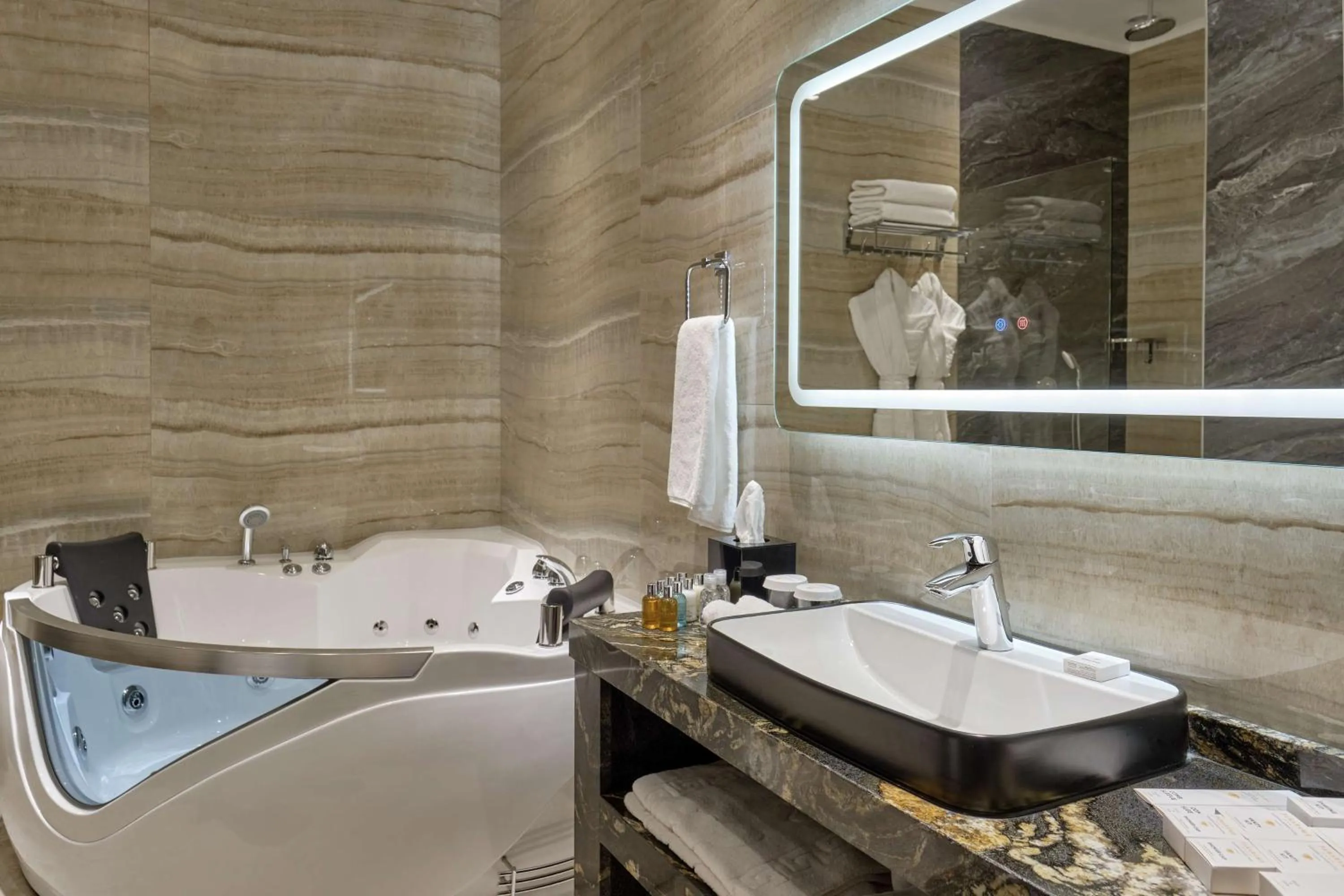 Bathroom in Panarams Tashkent Hotel, a member of Radisson Individuals