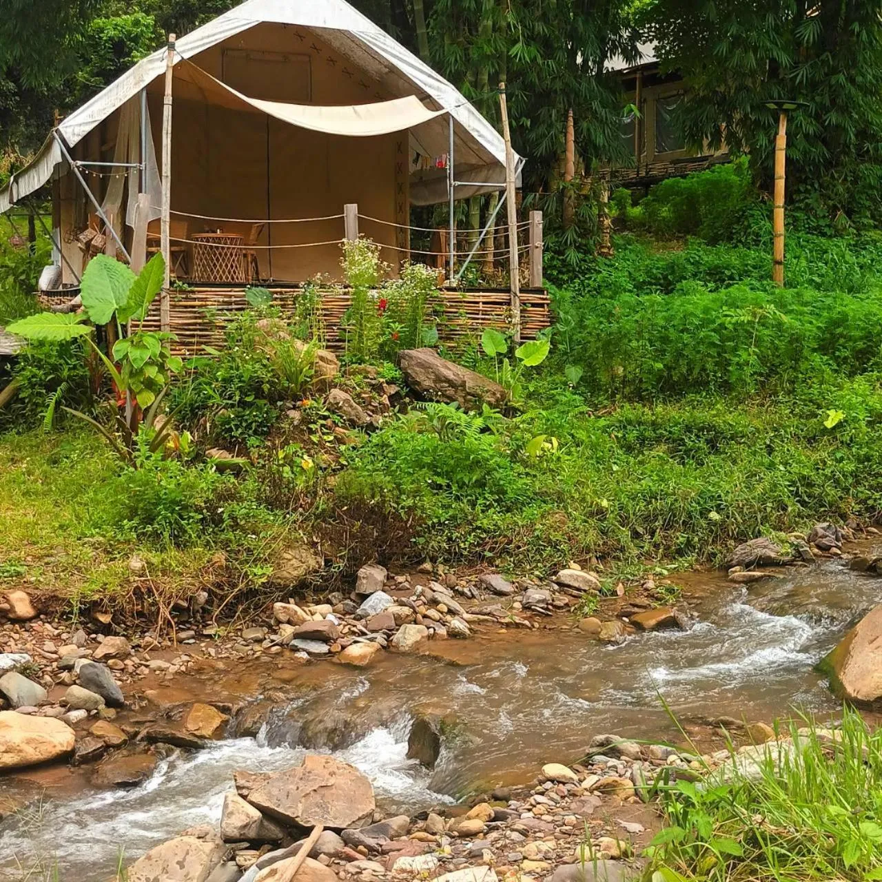 River view in มนมณี Monmanee Restaurant & Lodge