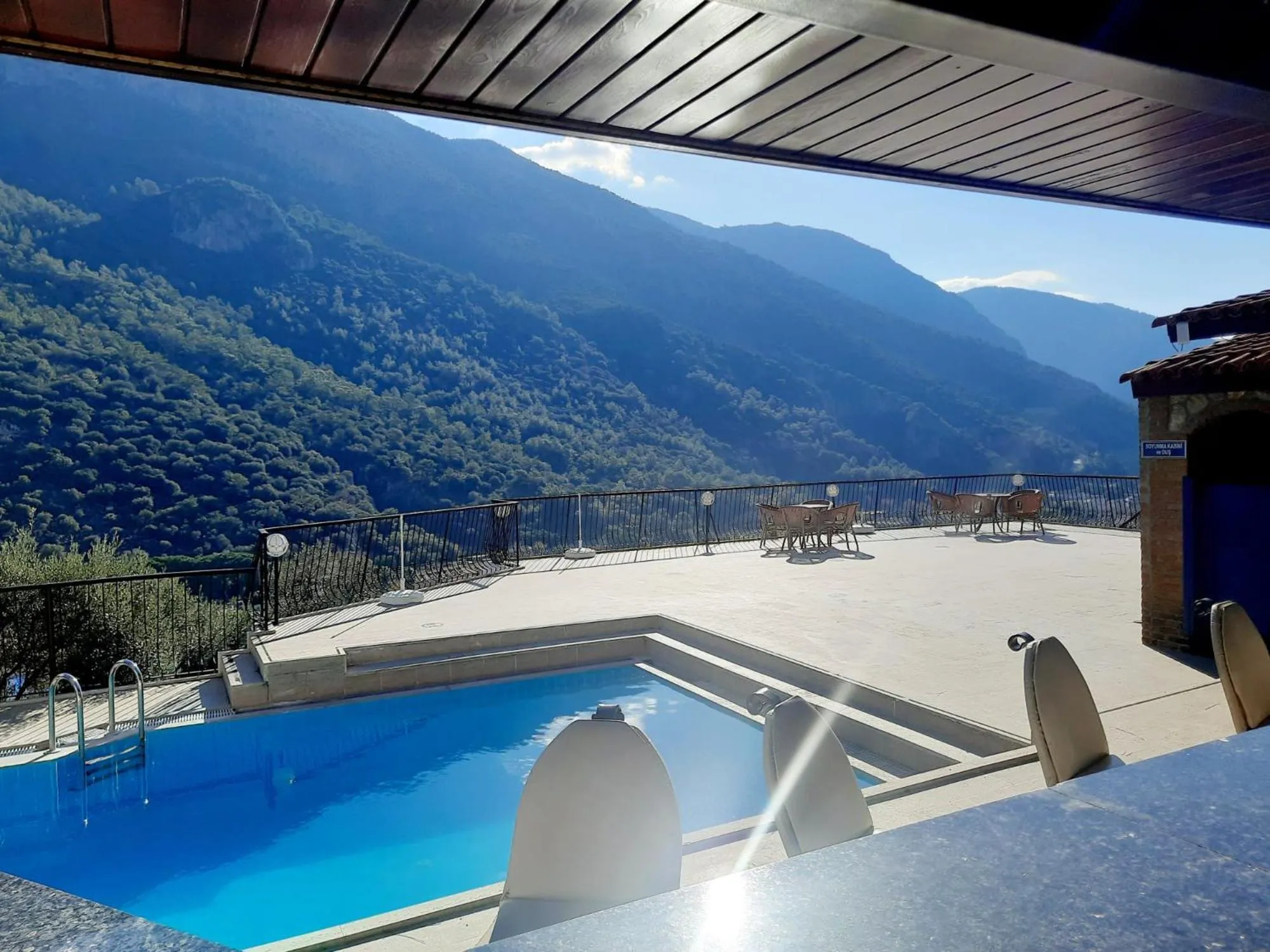 Pool view in Belle Vue Ölüdeniz