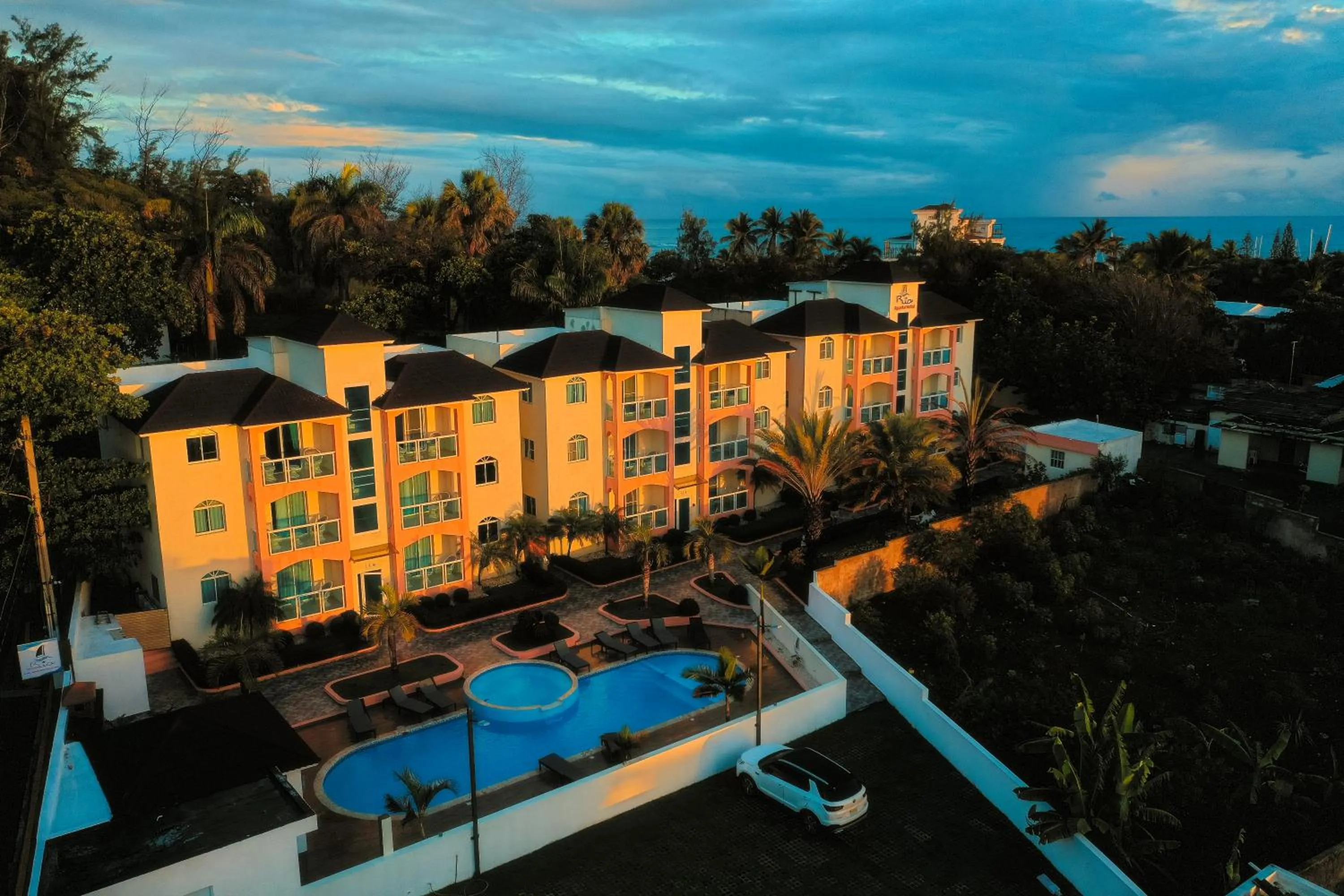 Property building in Ria Hotel