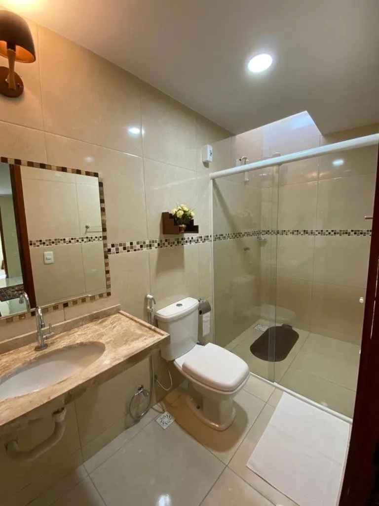 Bathroom in Bertolini Hotel