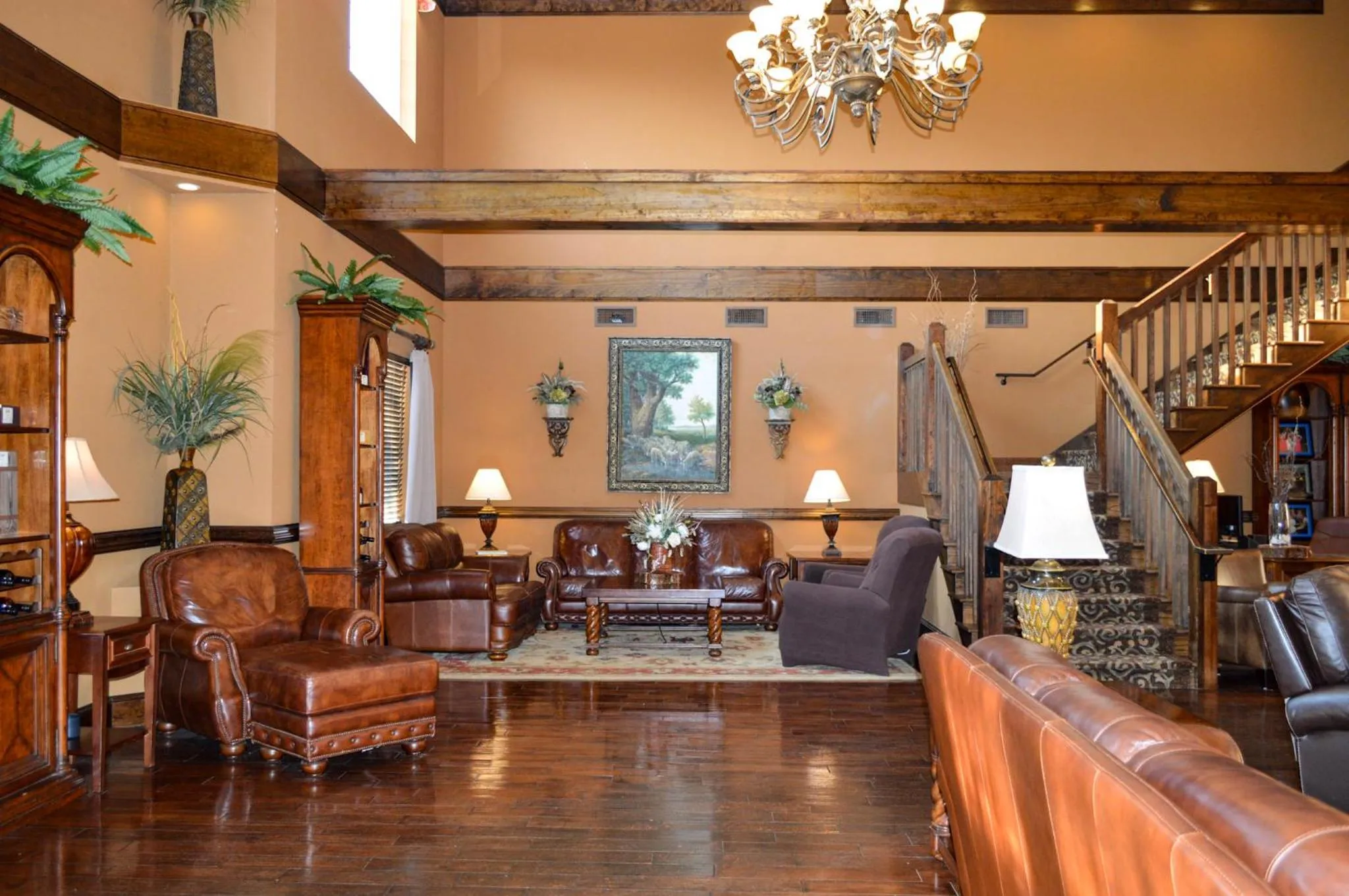 Lobby or reception in The Lodge at Flat Rock