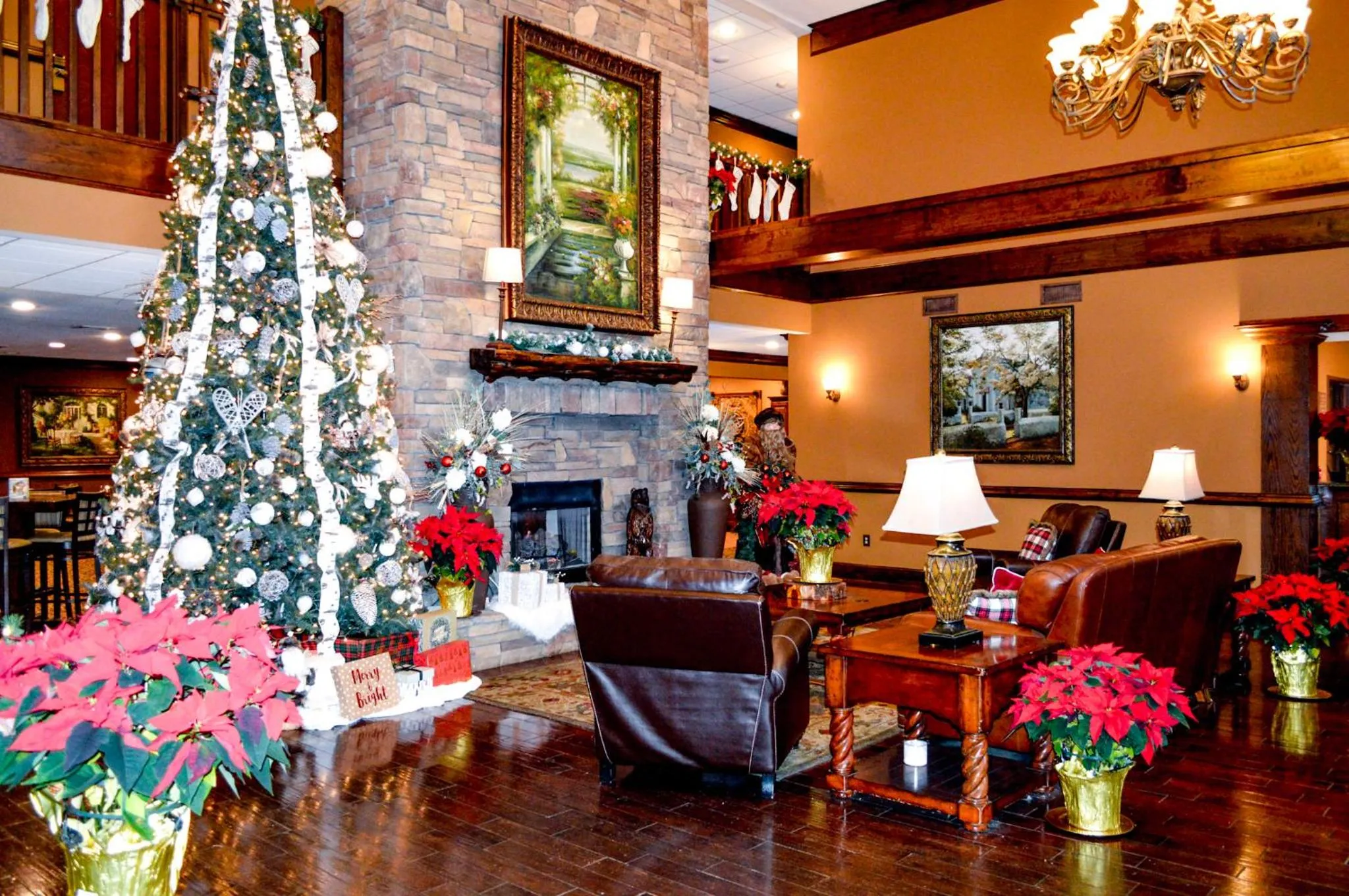 Lobby or reception in The Lodge at Flat Rock