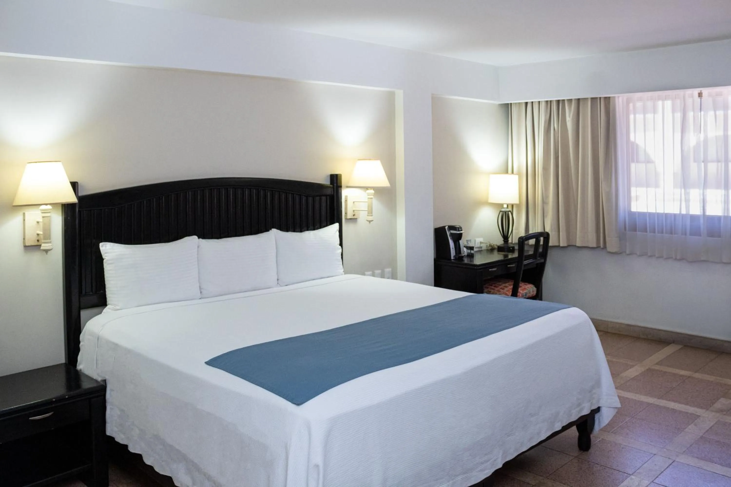 Bed in Hotel Armida Guaymas