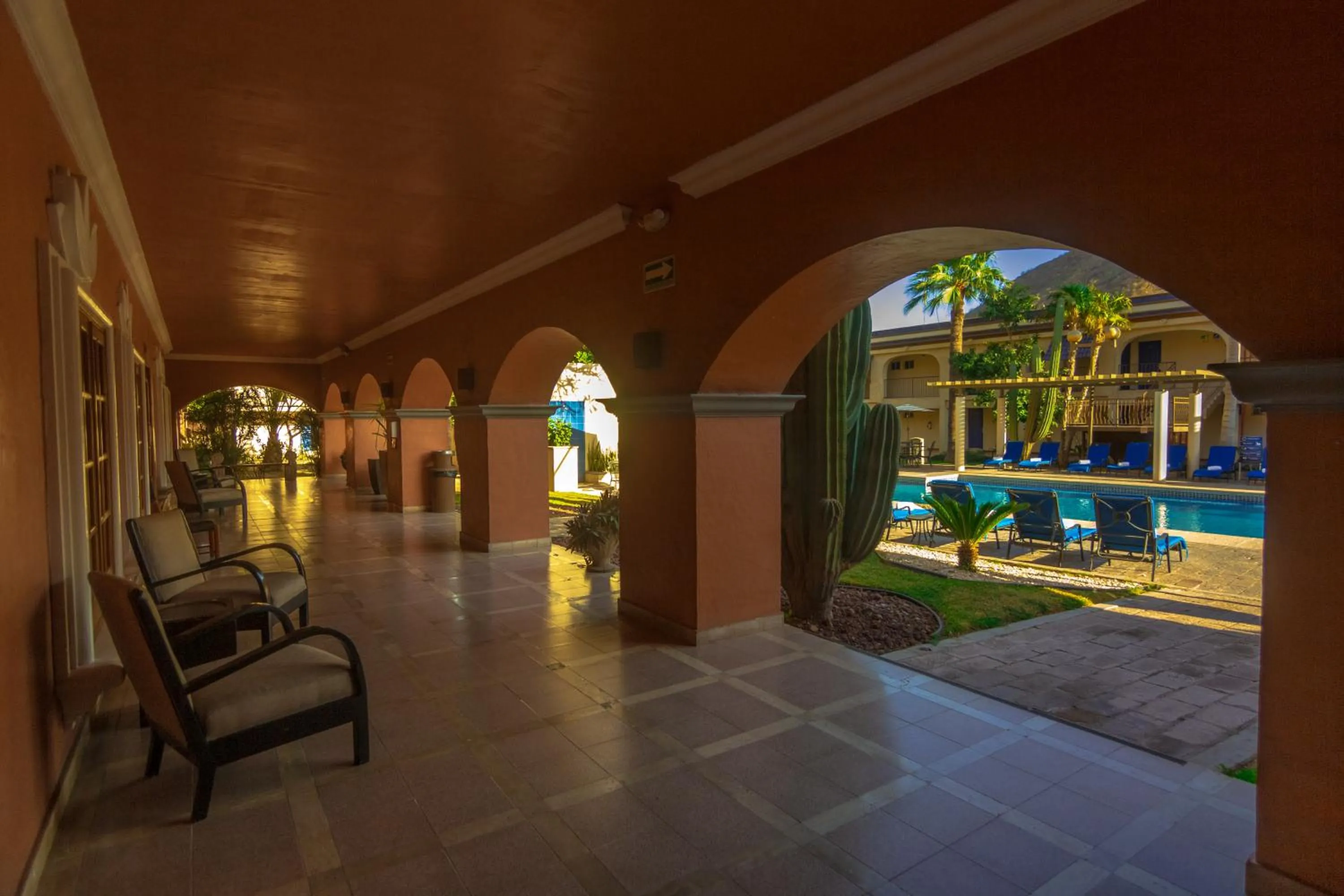Patio in Hotel Armida Guaymas