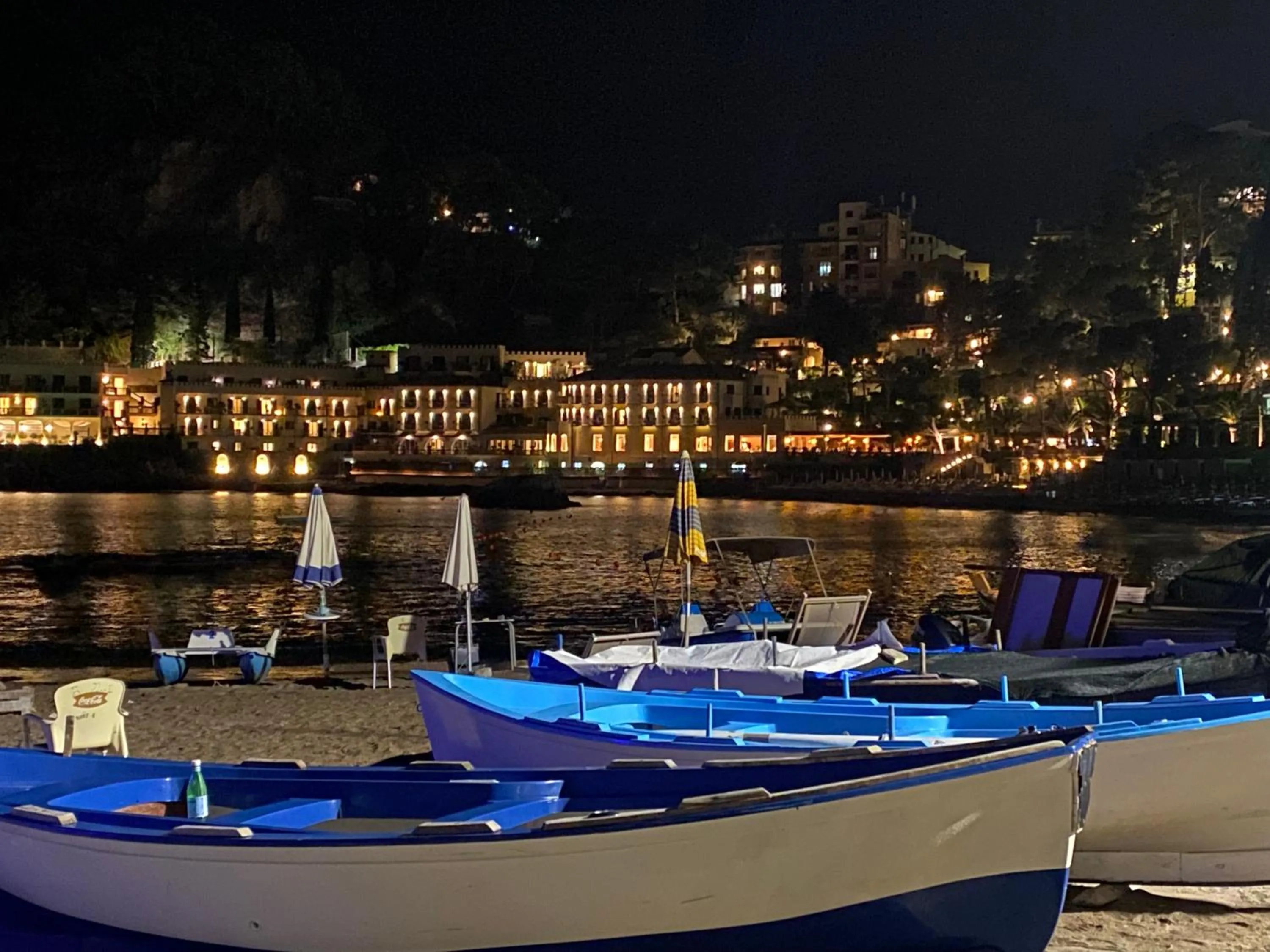 Night in Blue Marine Taormina