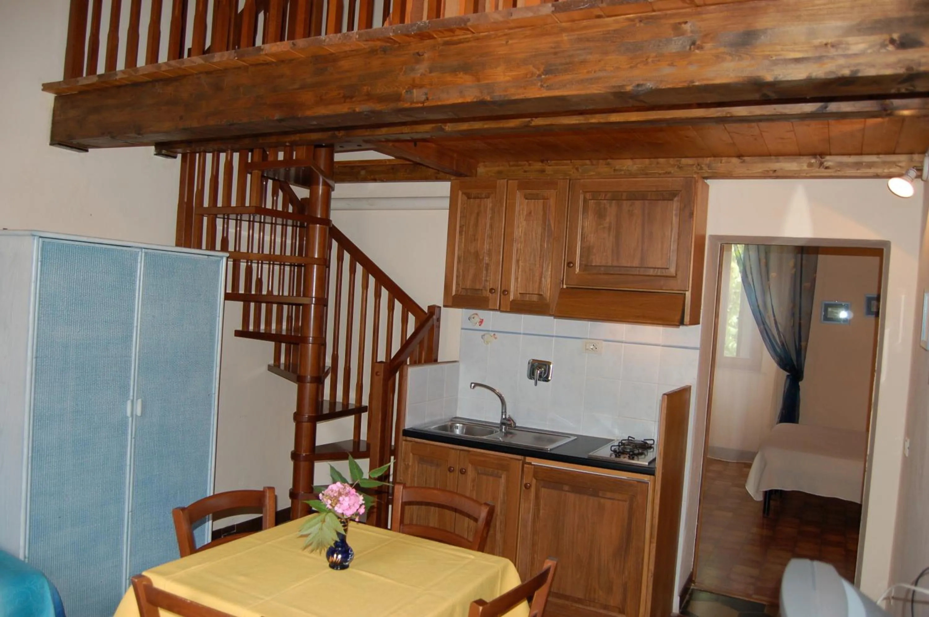 Kitchen or kitchenette in Residential Hotel Villaggio Innamorata