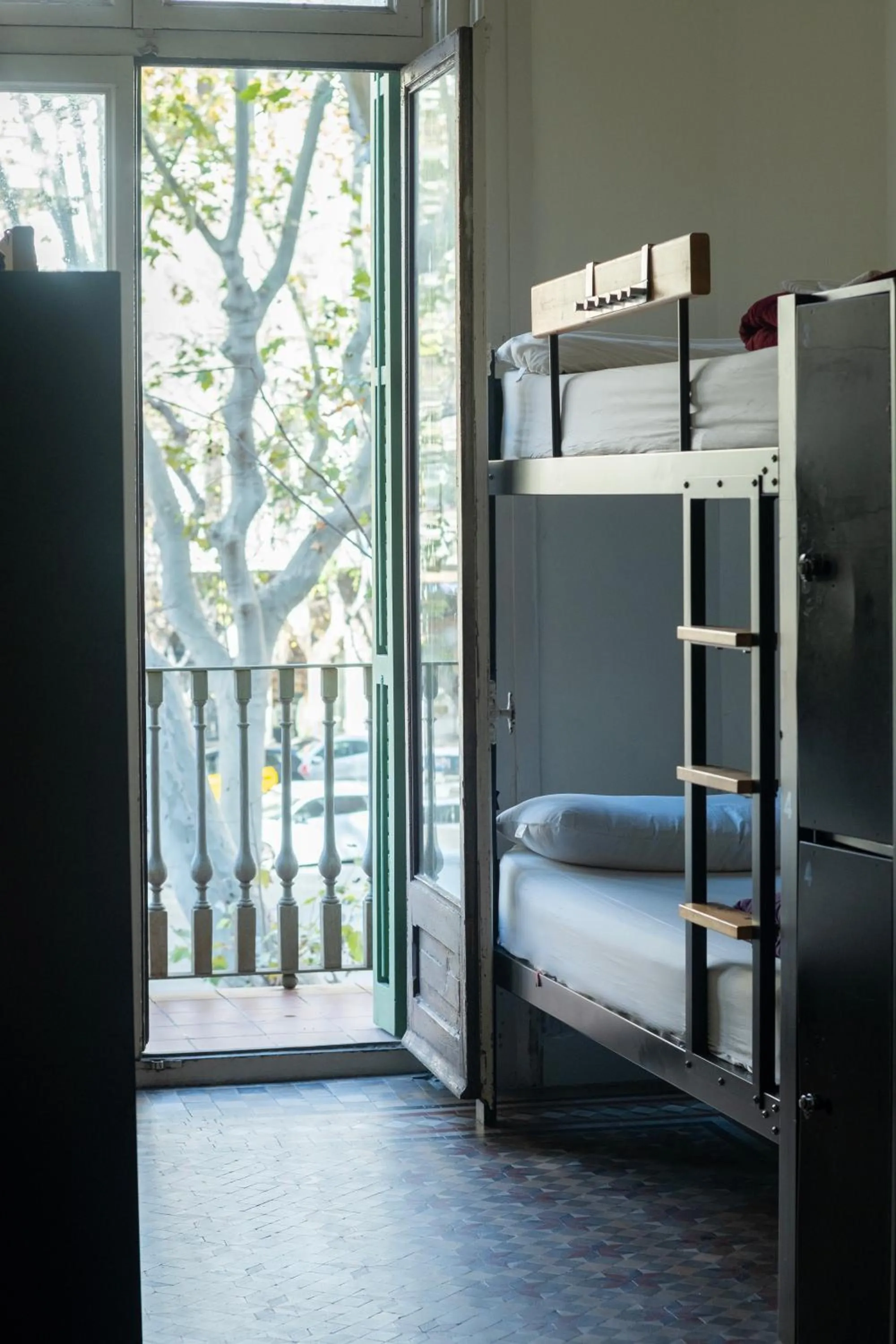 Balcony/Terrace, Bed in 360 Hostel Borne