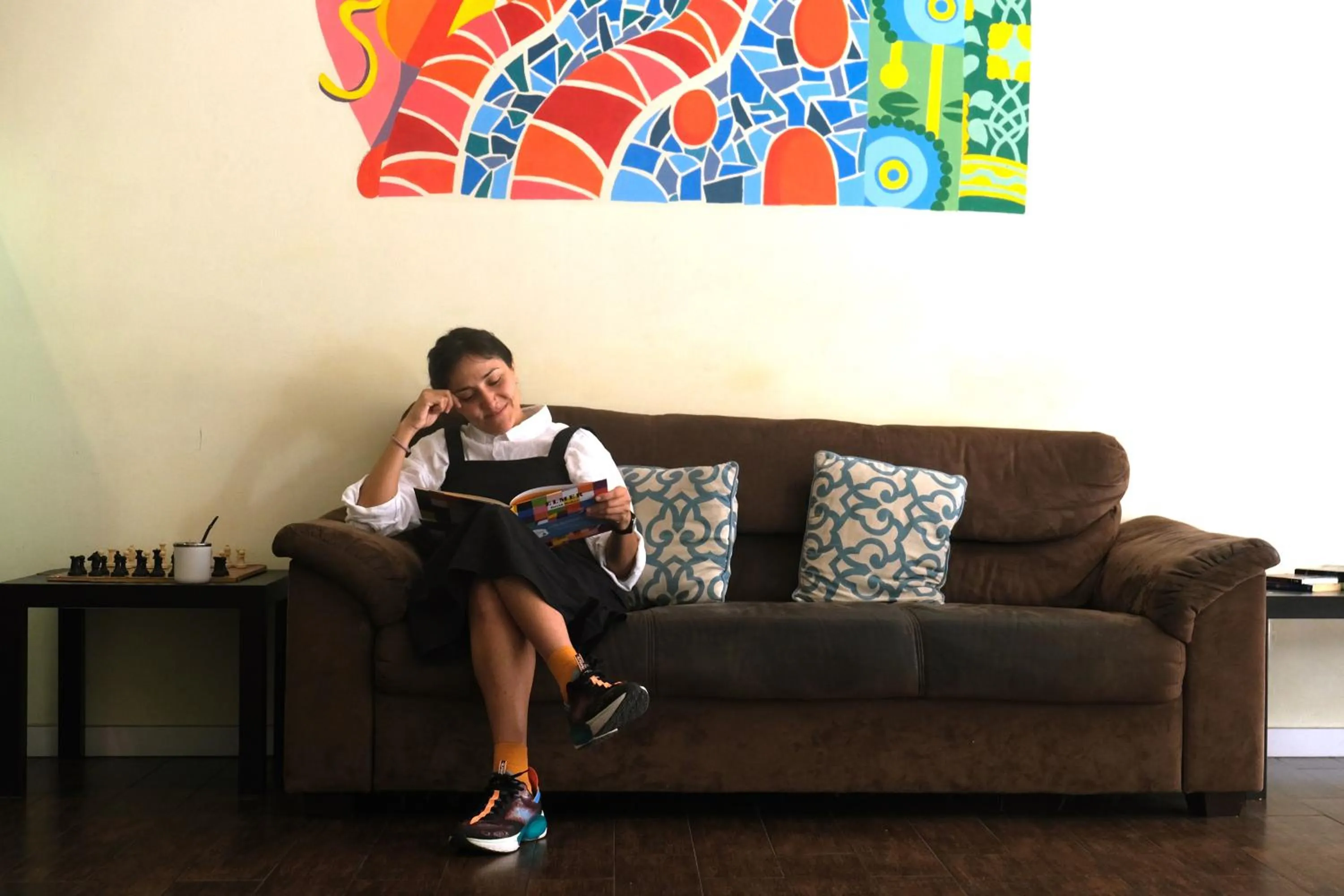 Living room in 360 Hostel Borne