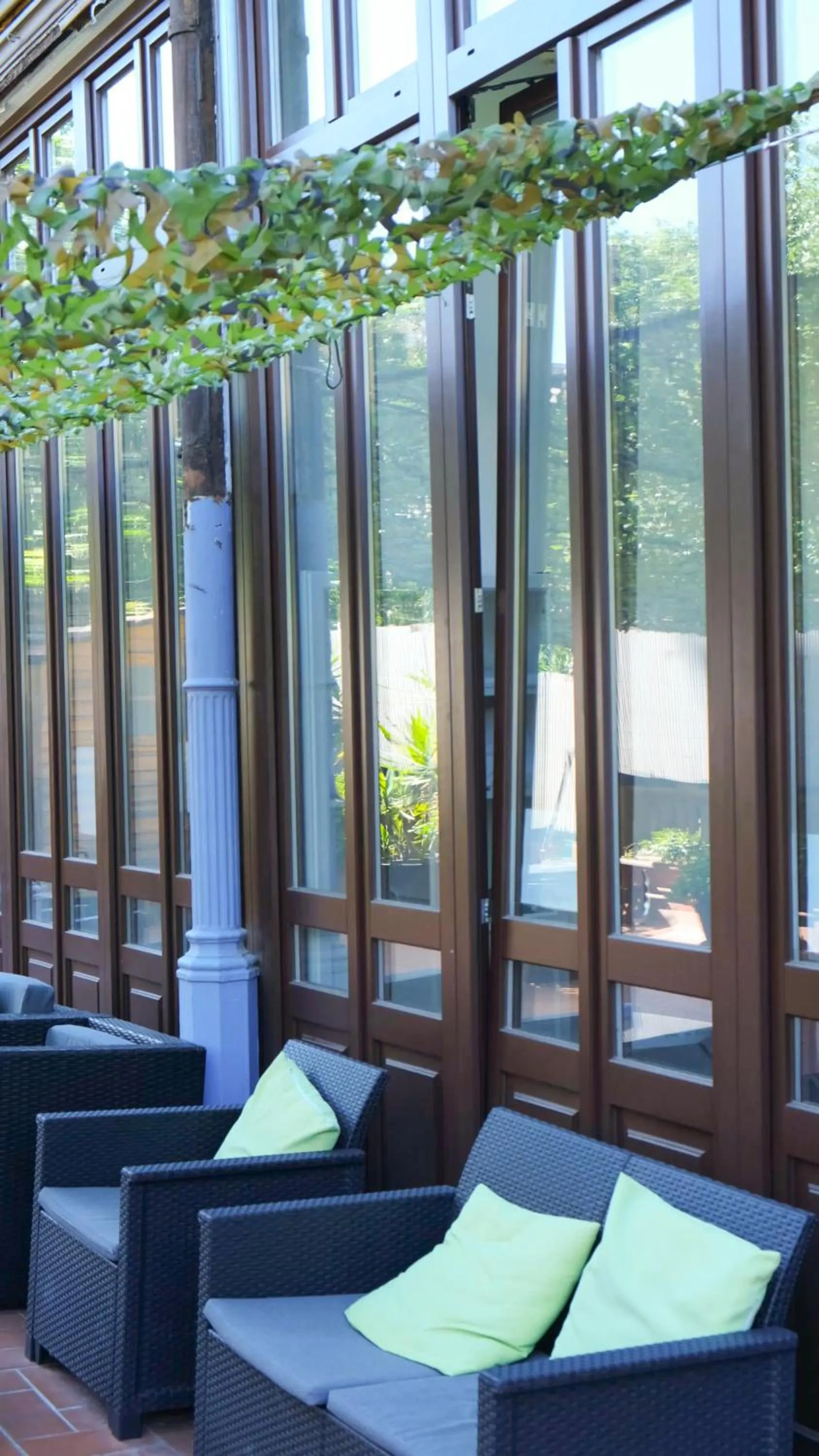 Balcony/Terrace in 360 Hostel Borne