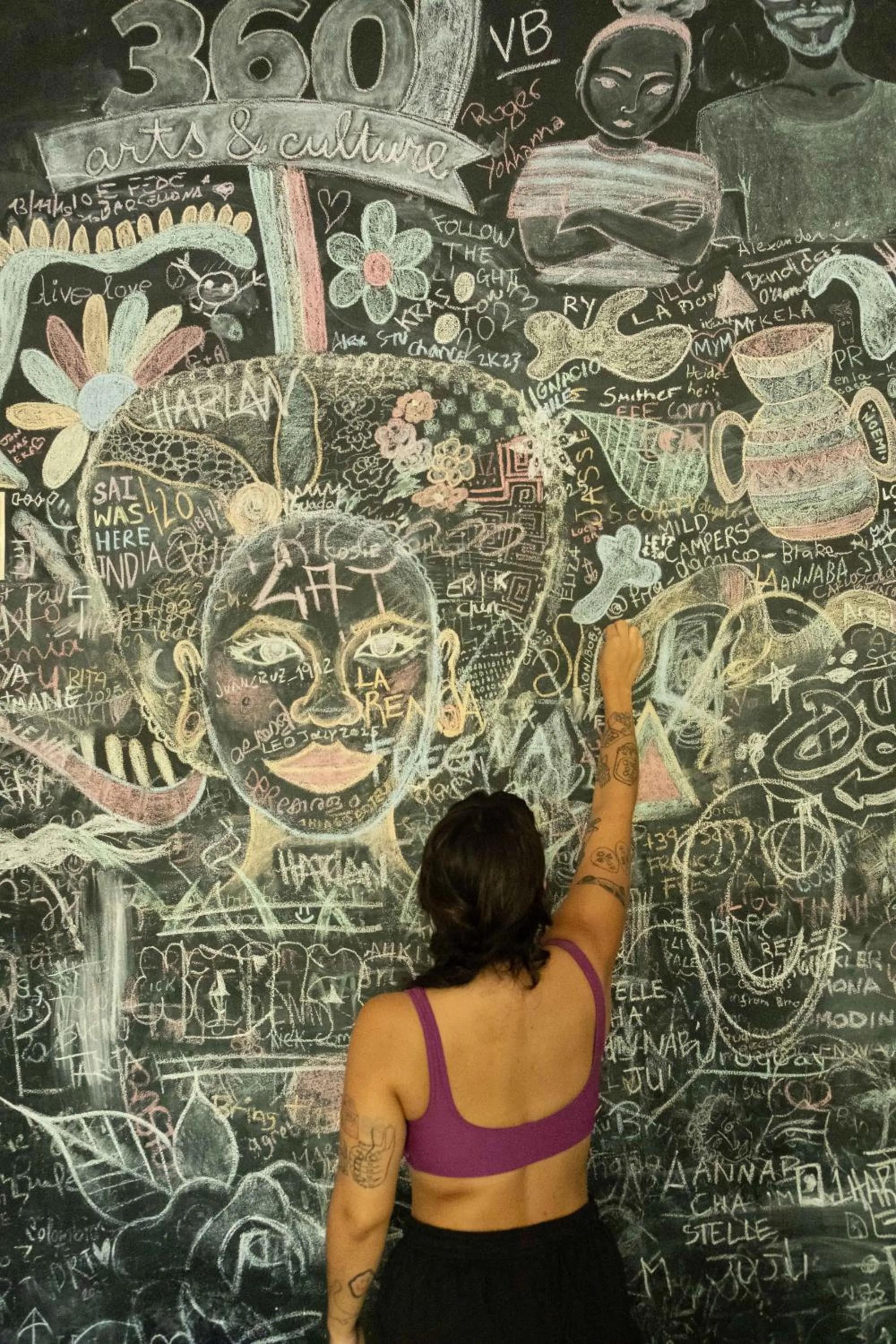 Living room in 360 Hostel Borne