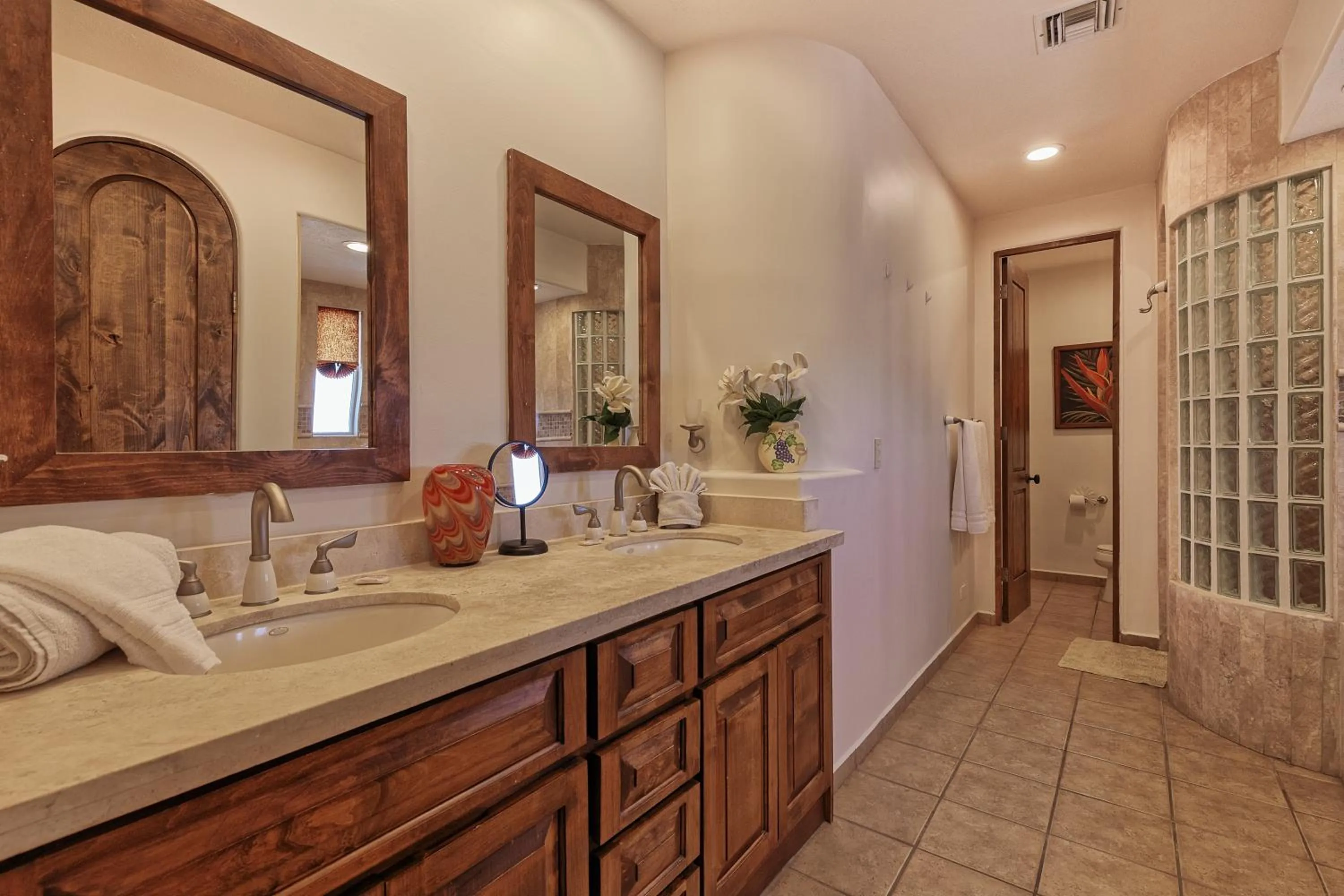 Bathroom in Bella Sirena 601-B -Stylish Condo in Oceanfront Resort