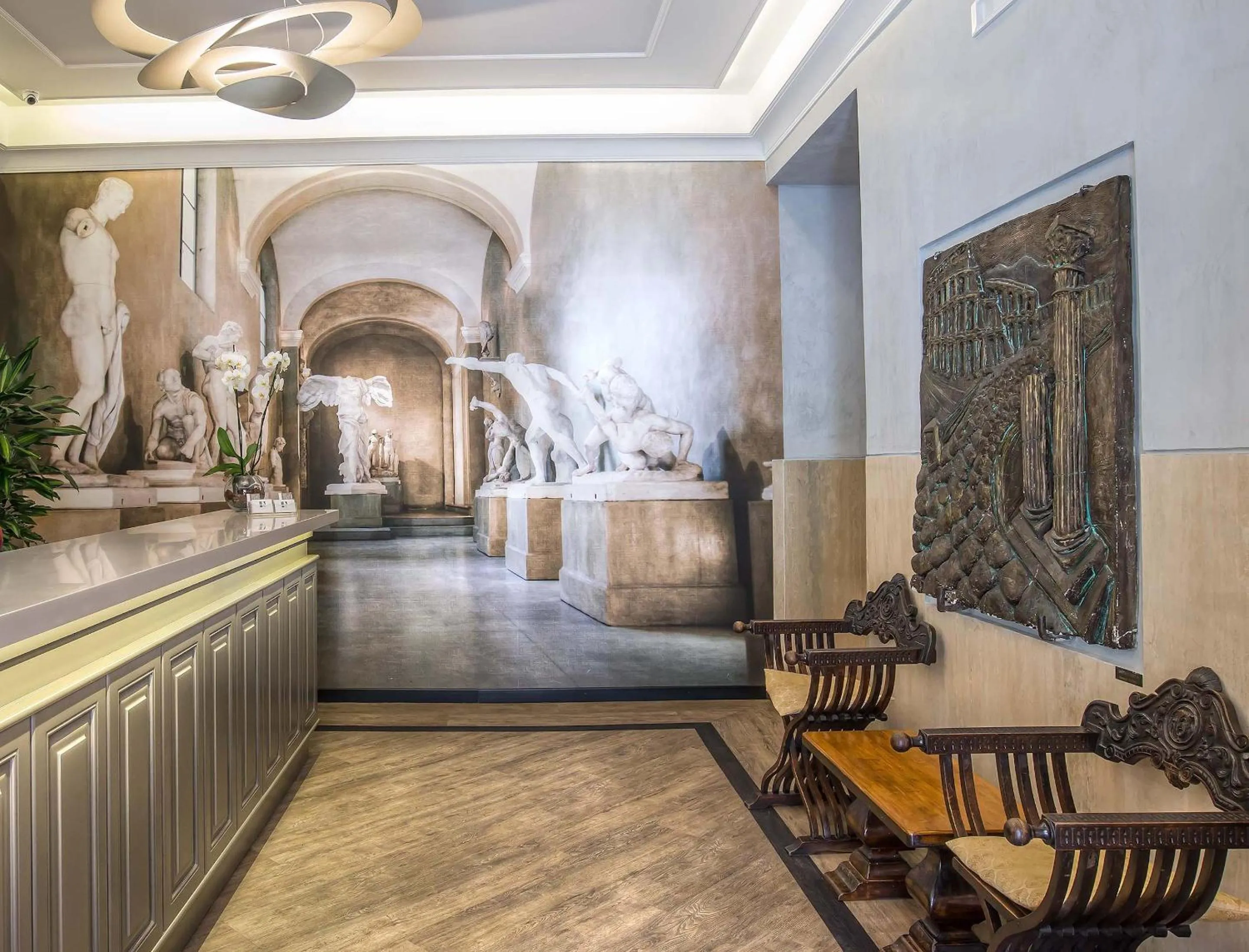 Lobby or reception in Hotel Museum