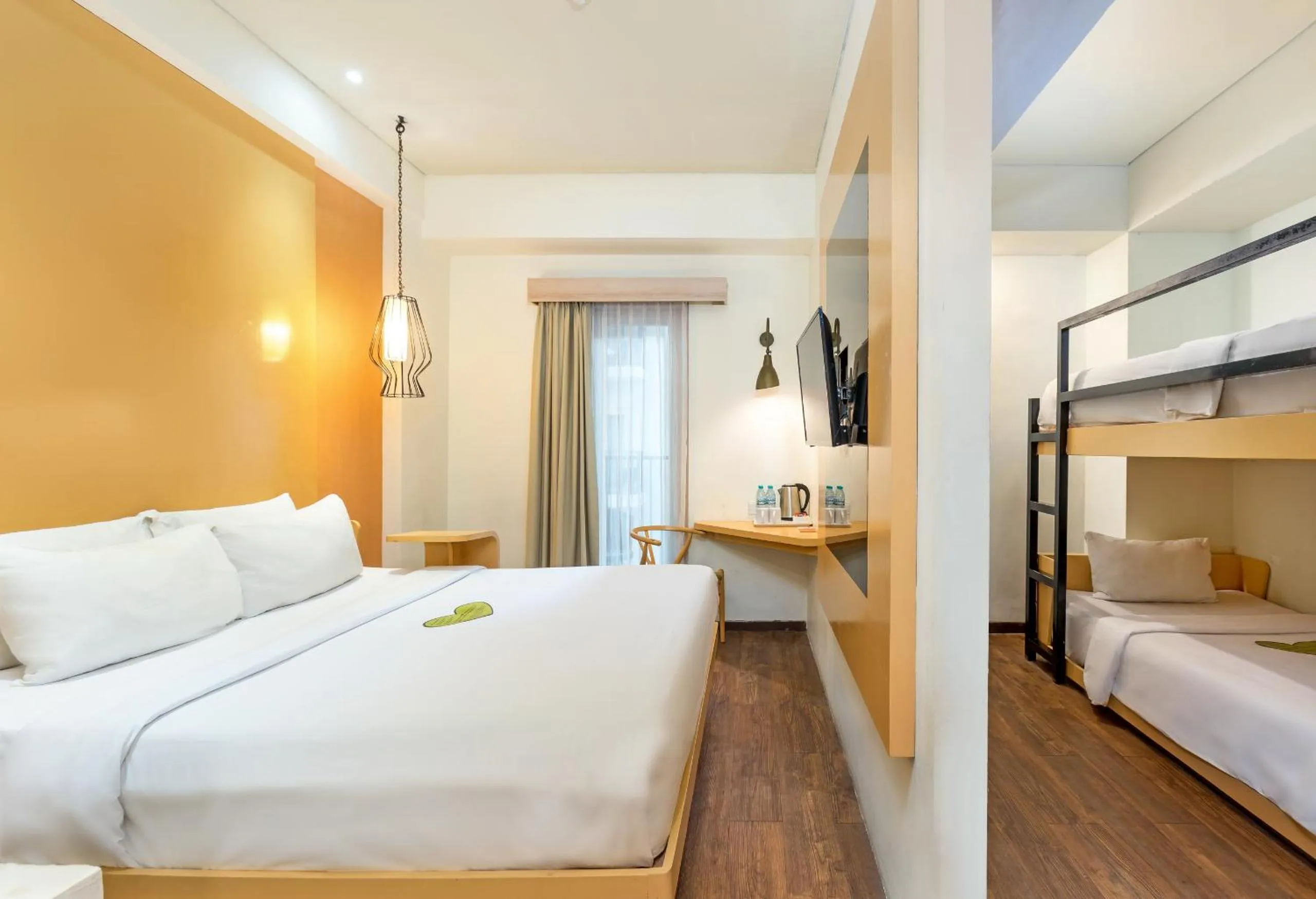 Bedroom, Bed in Boss Legian Hotel Powered by Archipelago