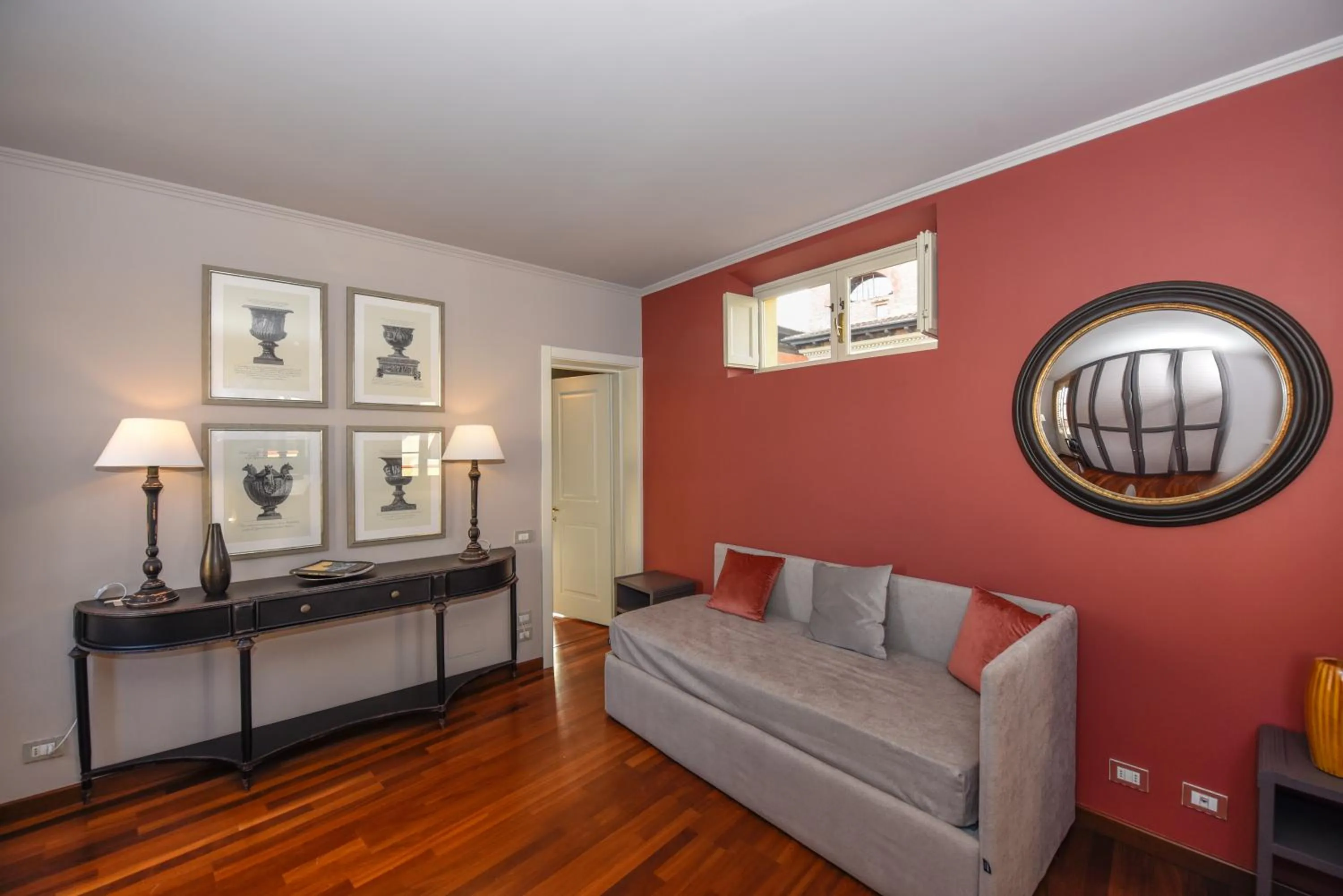 Seating area in The Tuscanian Hotel