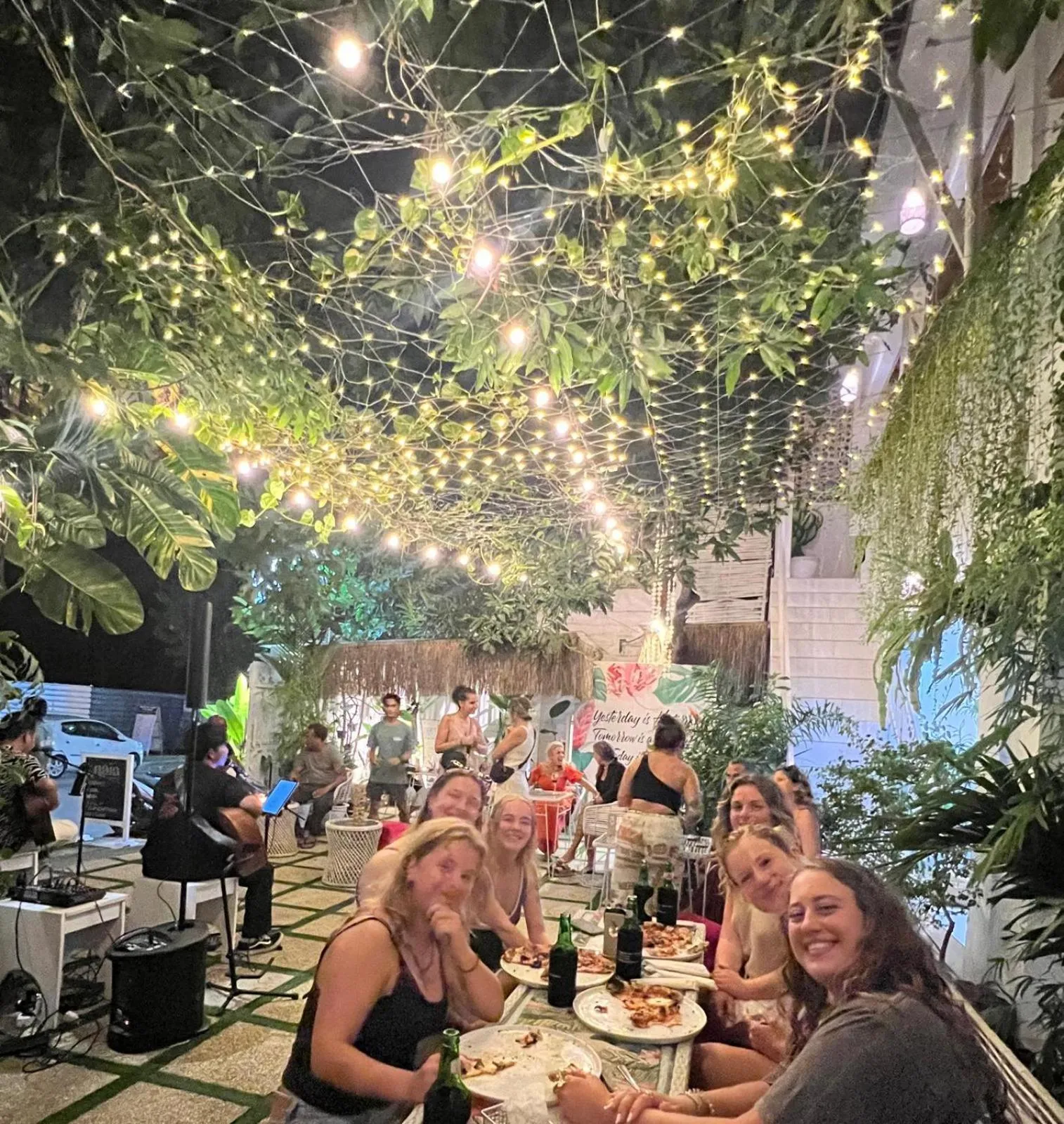 Evening entertainment in Naia Lombok
