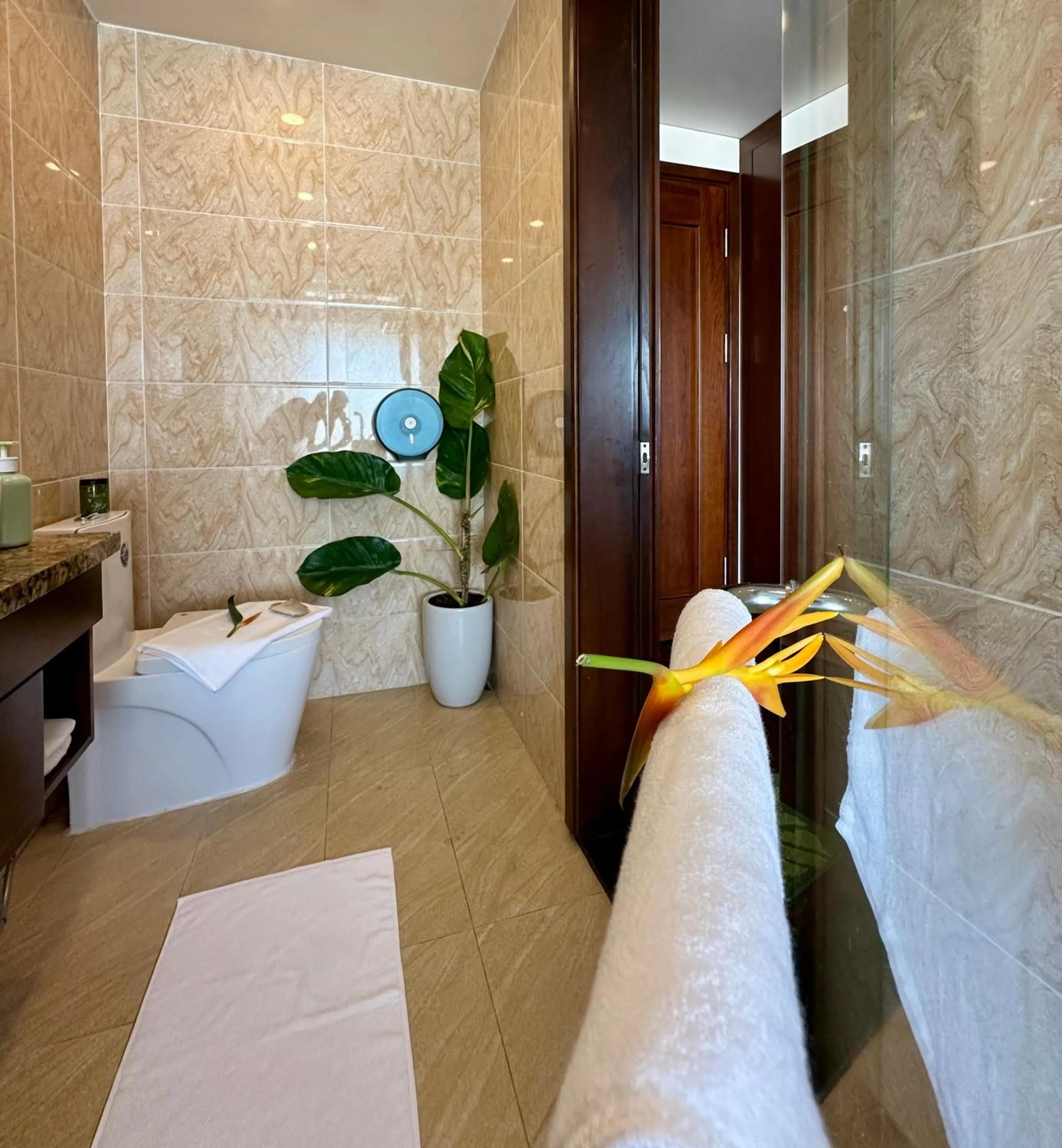 Shower, Bed in Century Hotel Da Nang