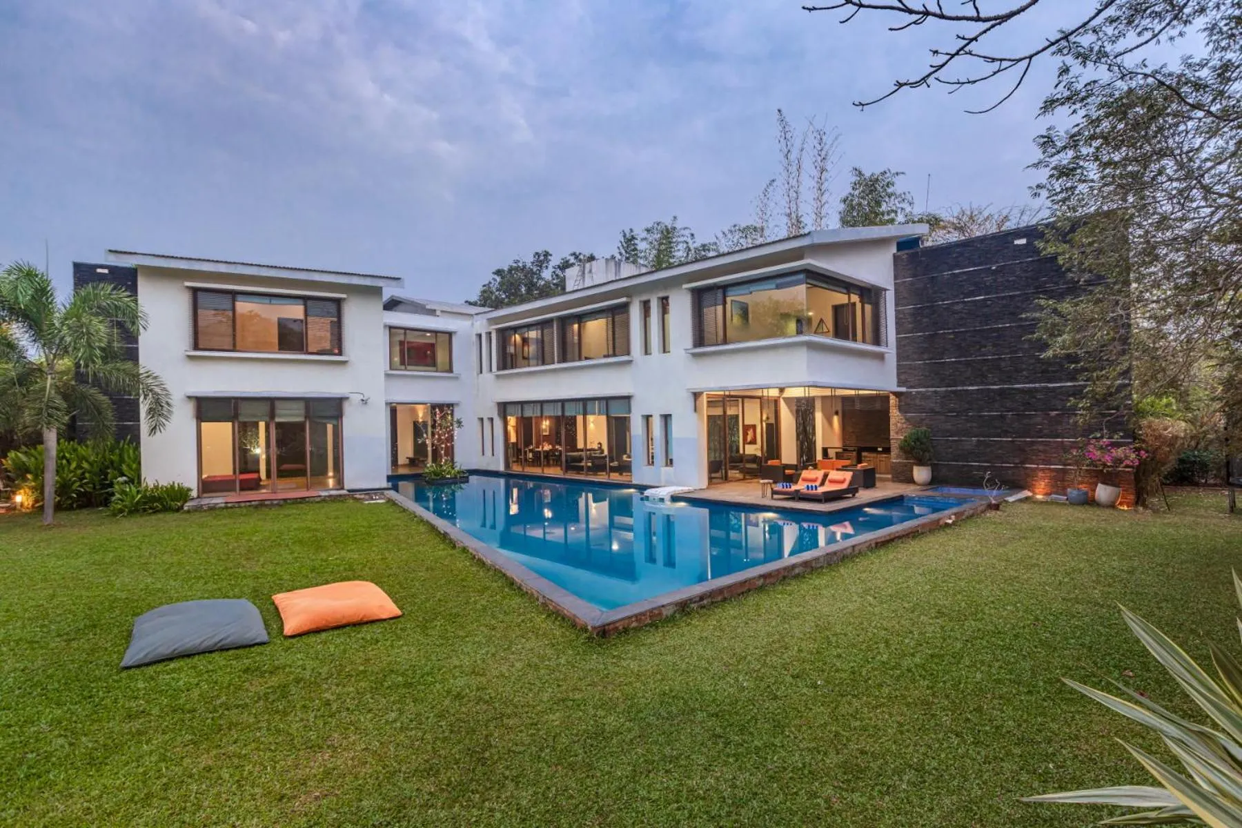 Property building in SaffronStays Estella, Alibaug