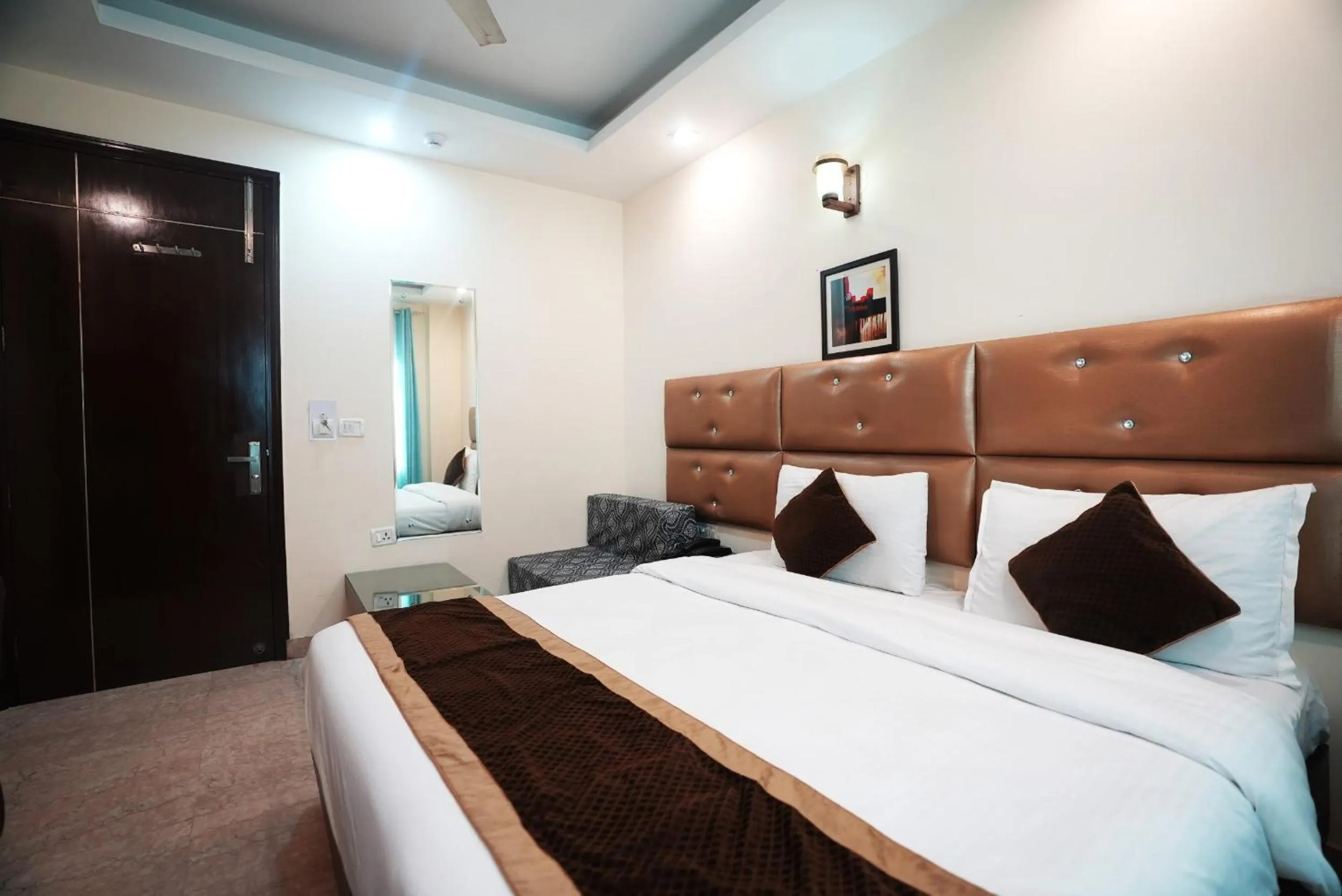Bedroom, Bed in Hotel S & B East Inn - Patel Nagar