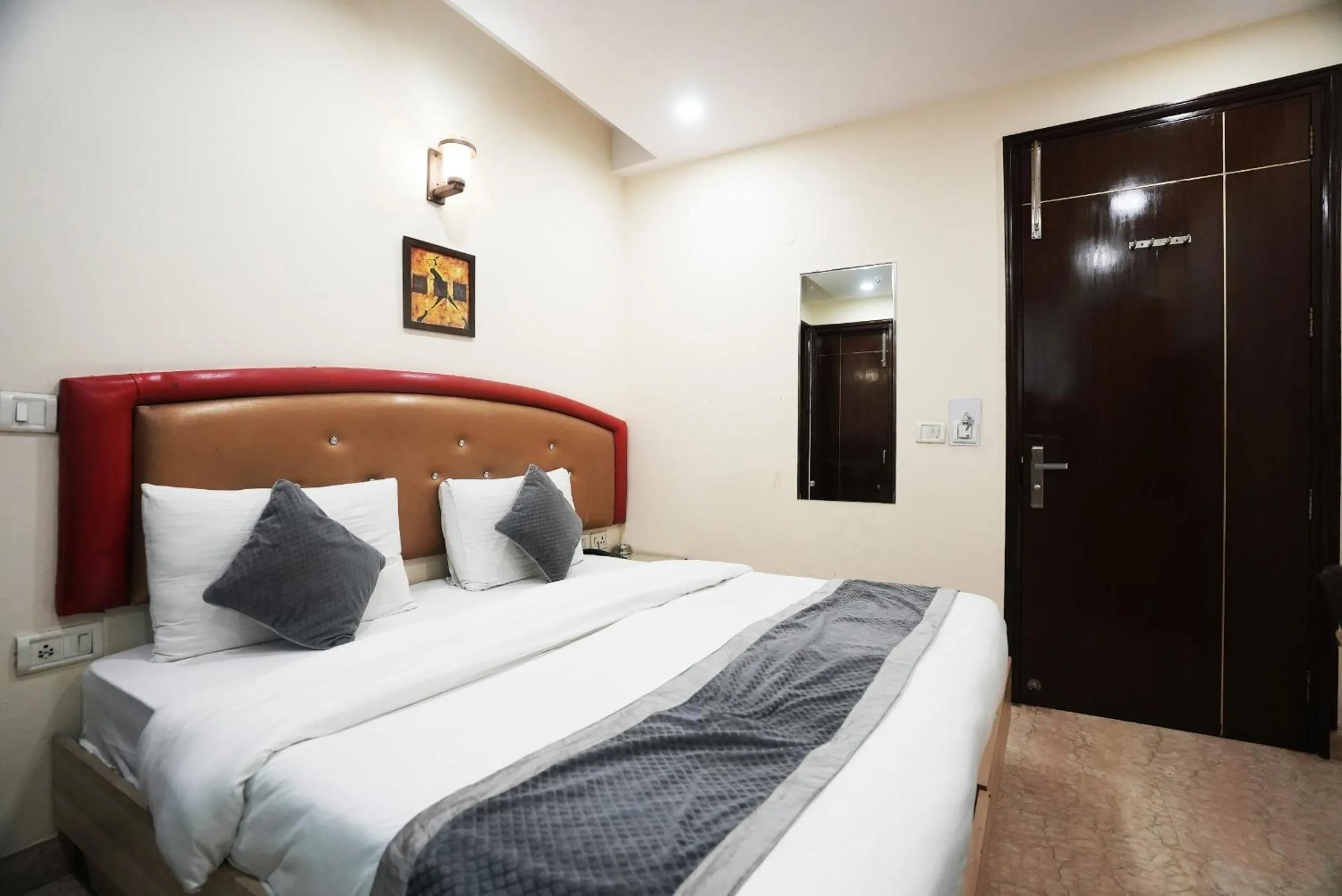 Bedroom, Bed in Hotel S & B East Inn - Patel Nagar