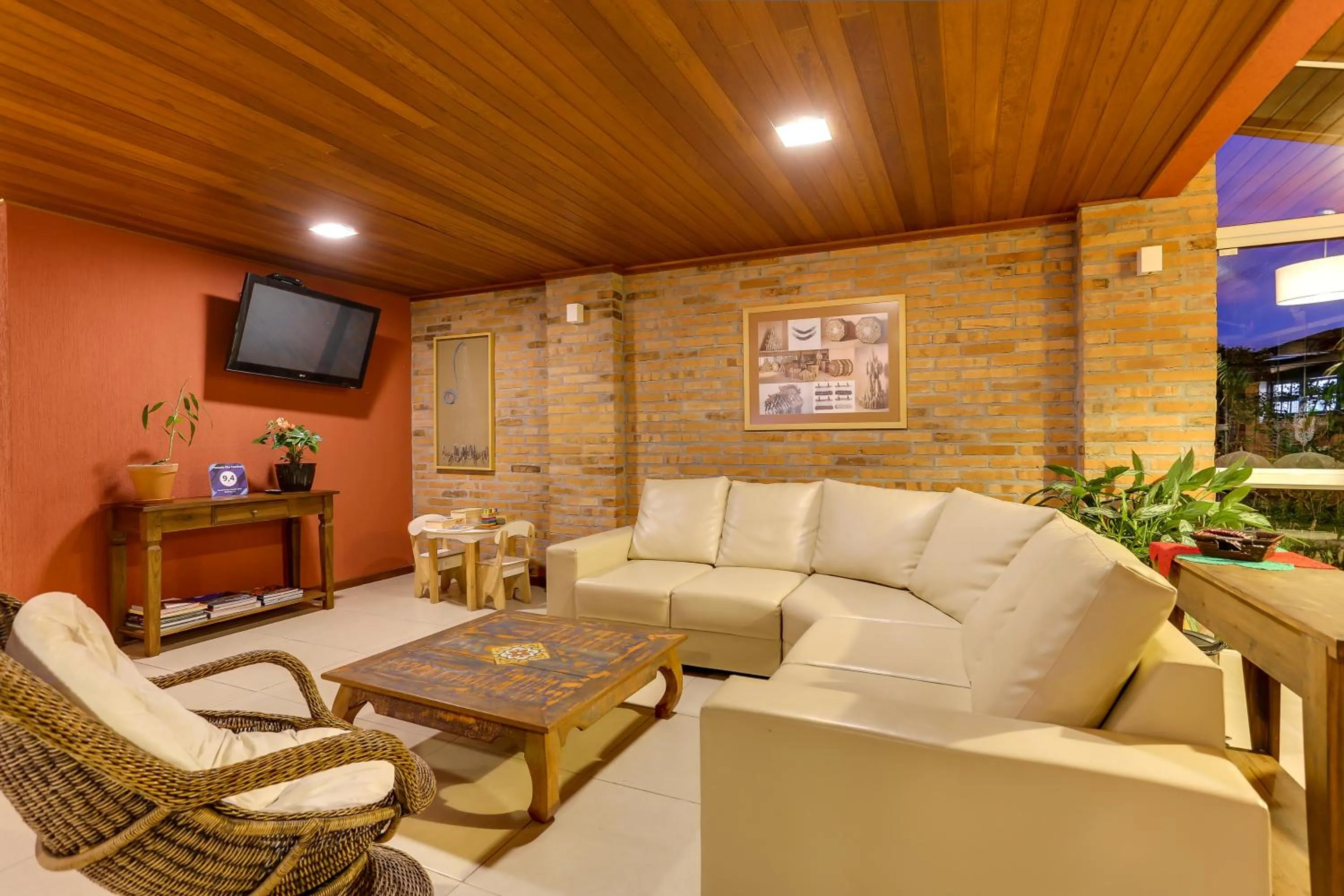 Lobby or reception in Pousada Ilha Faceira