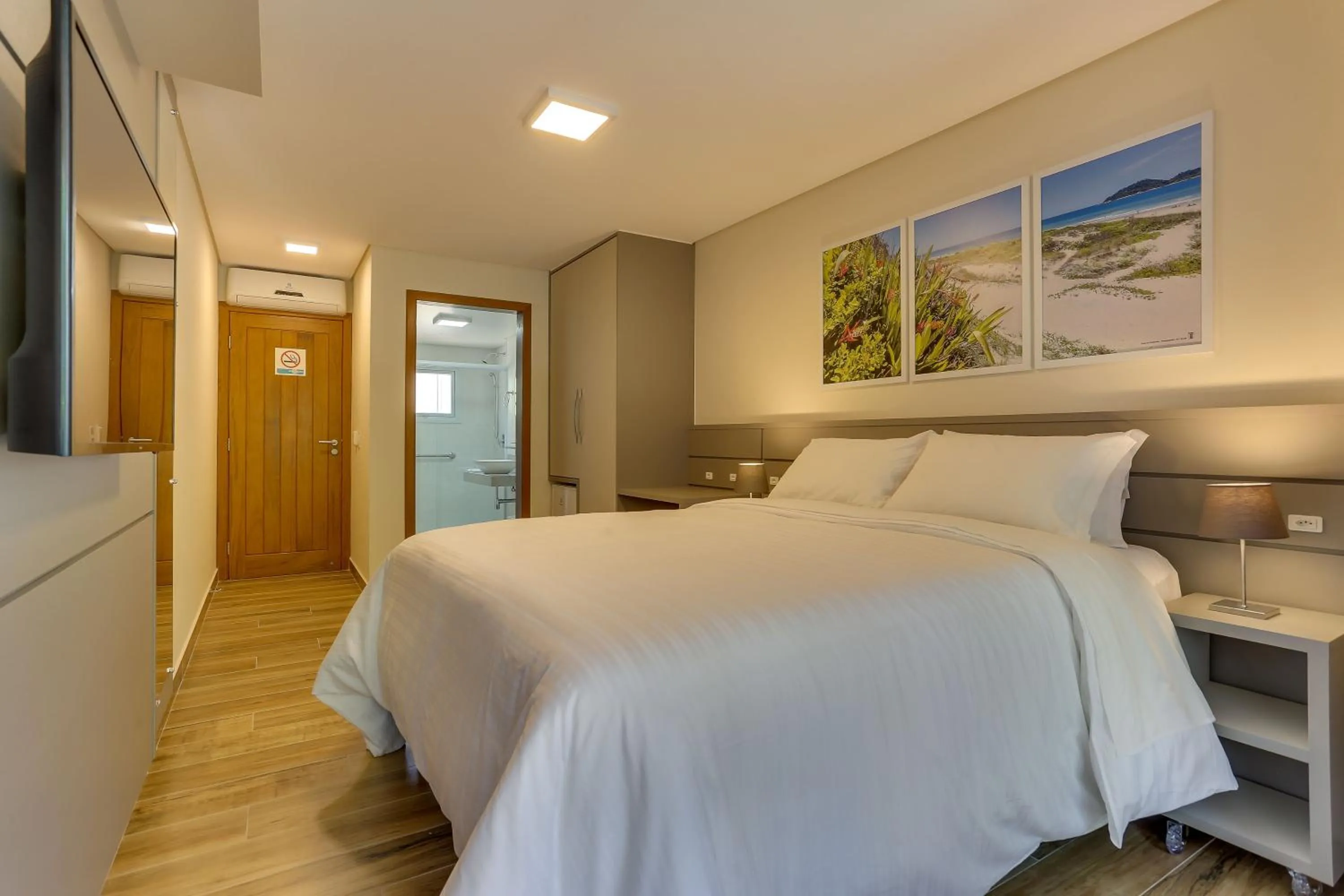 Bed in Pousada Ilha Faceira