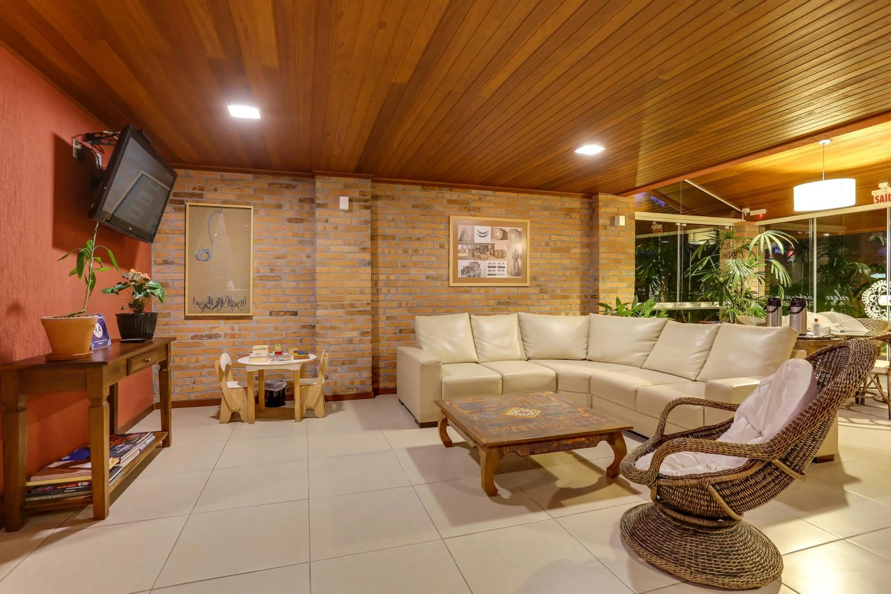 Lobby or reception in Pousada Ilha Faceira