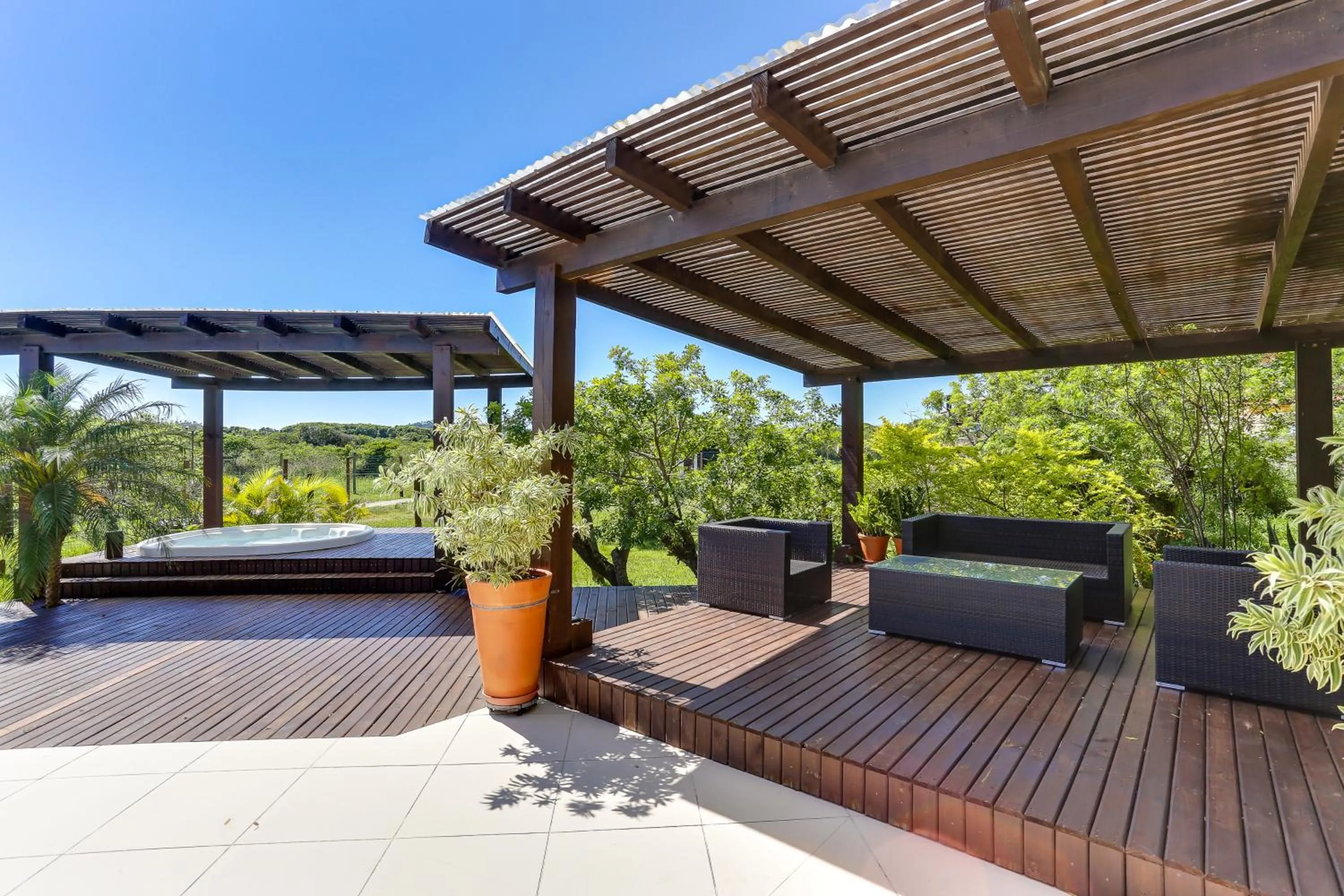 Swimming pool in Pousada Ilha Faceira