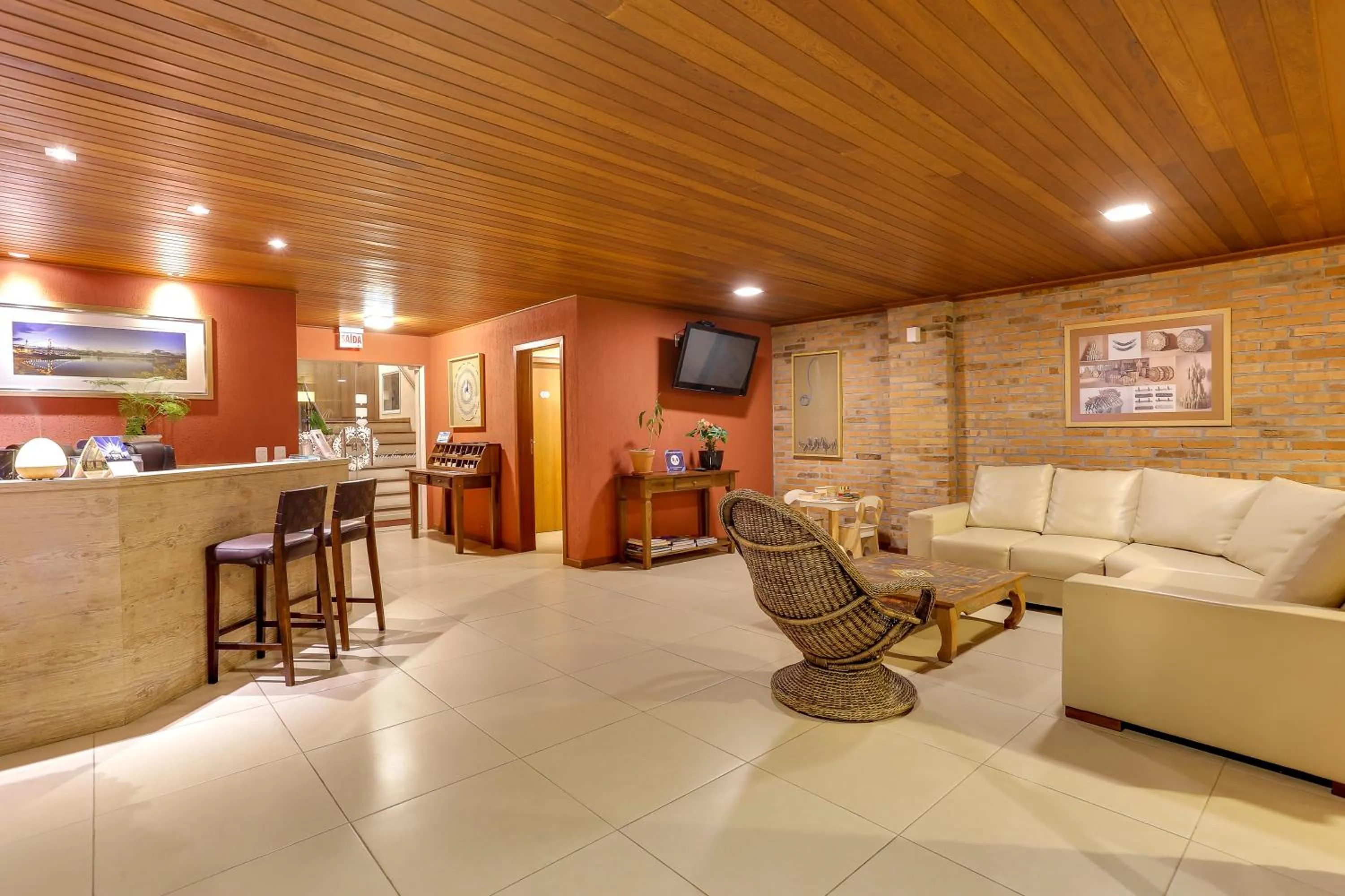 Lobby or reception in Pousada Ilha Faceira
