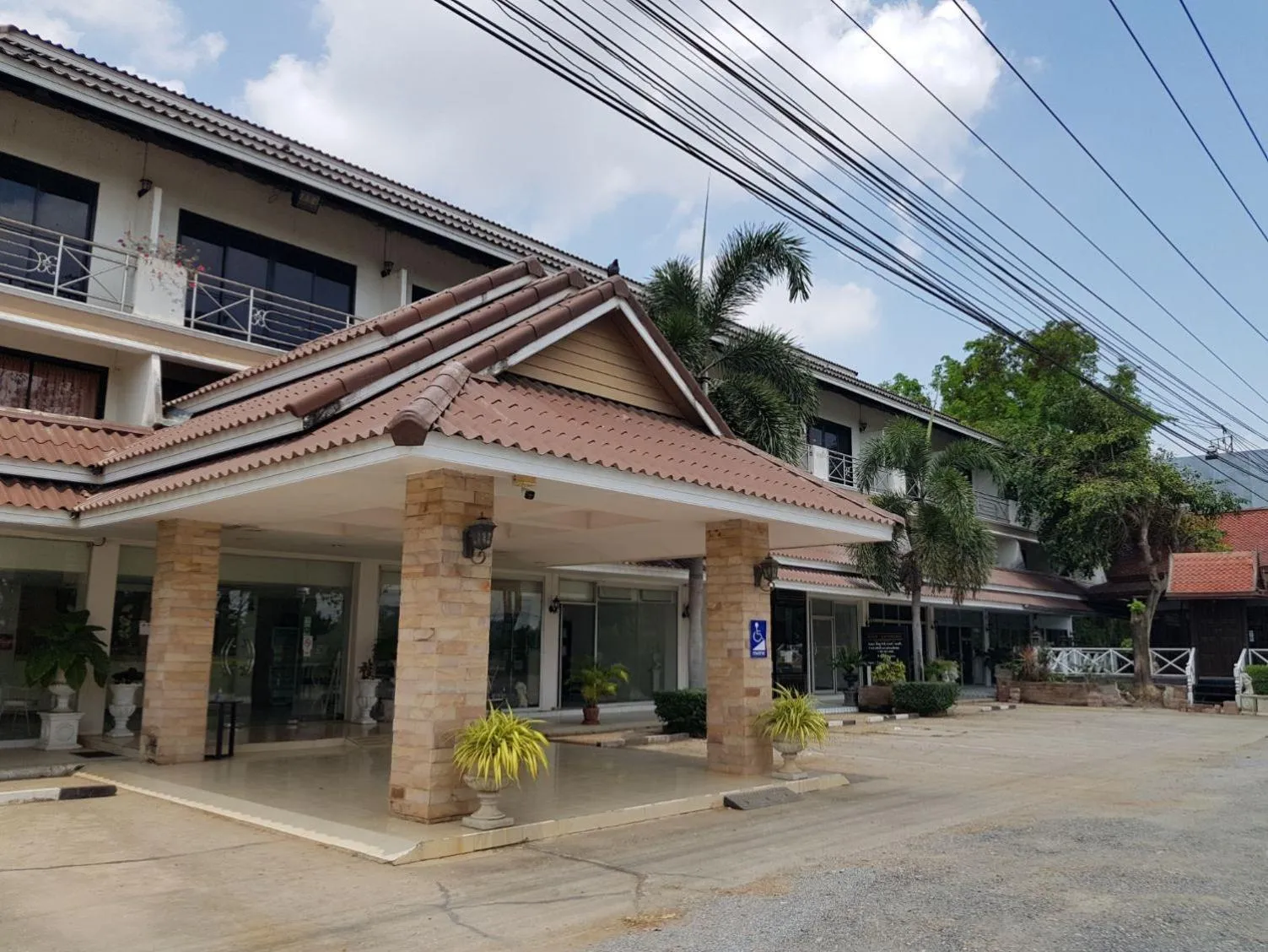 Facade/entrance in Punya Garden Hotel