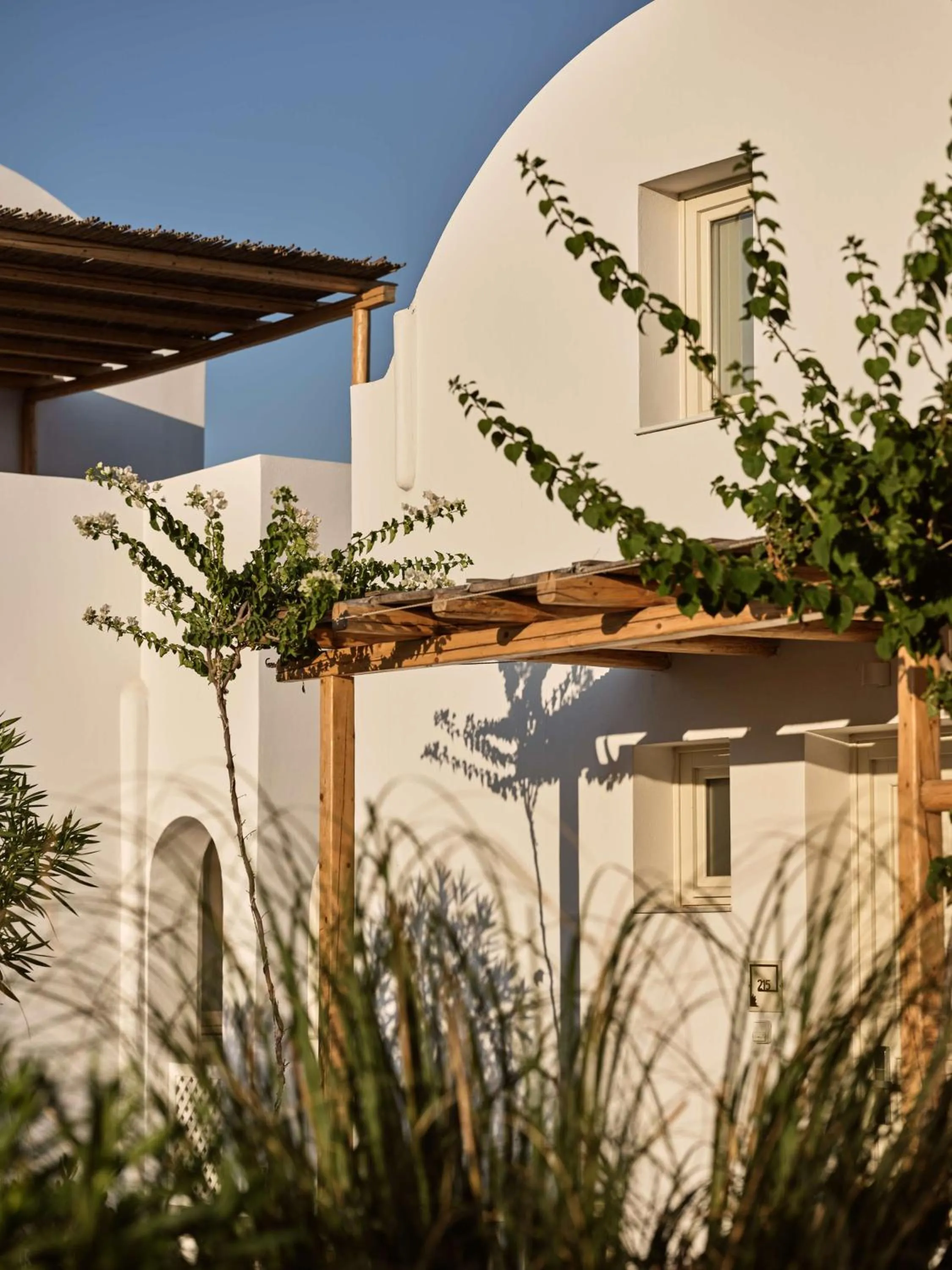 Property building in Sea Breeze Santorini Beach Resort, Curio By Hilton