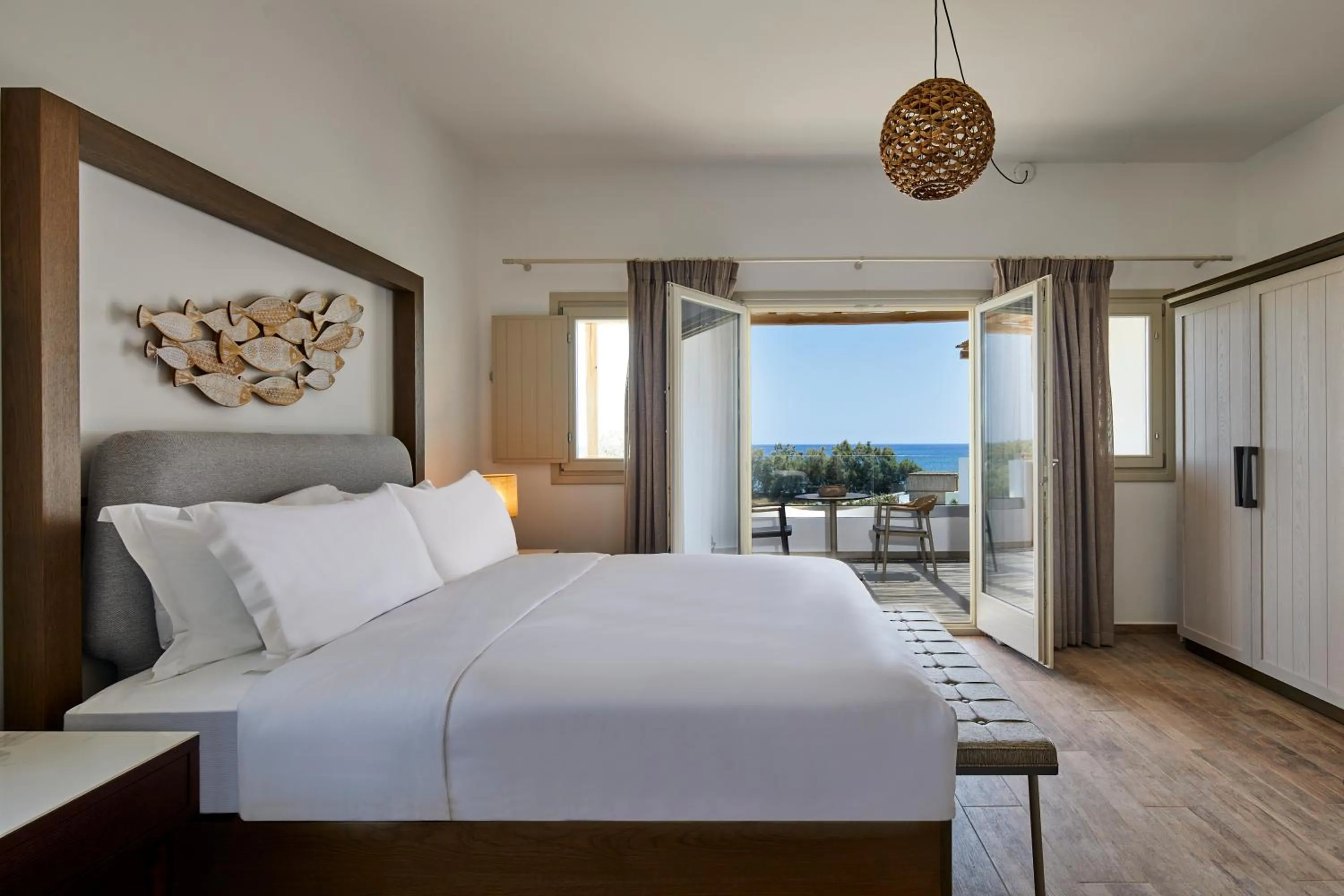 Photo of the whole room, Bed in Sea Breeze Santorini Beach Resort, Curio By Hilton