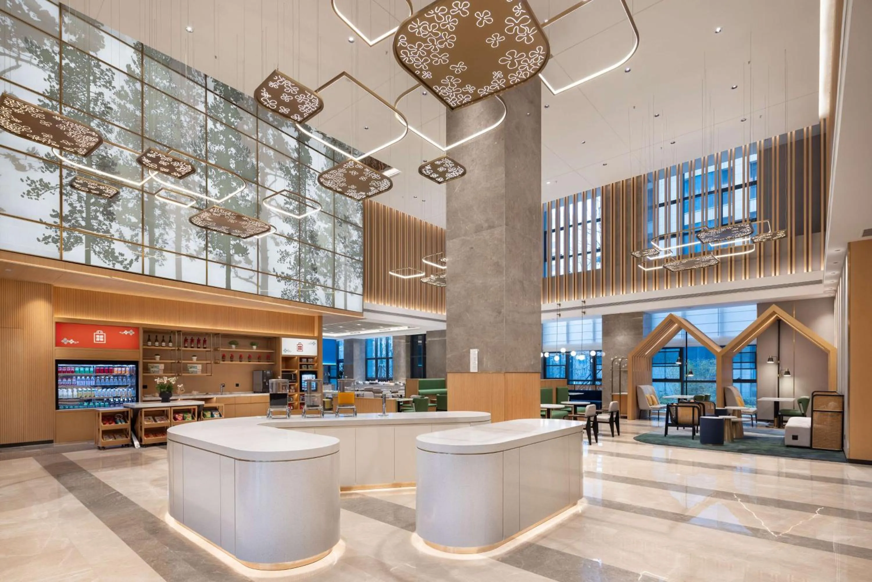 Lobby or reception in Hilton Garden Inn Rizhao High-Tech Zone