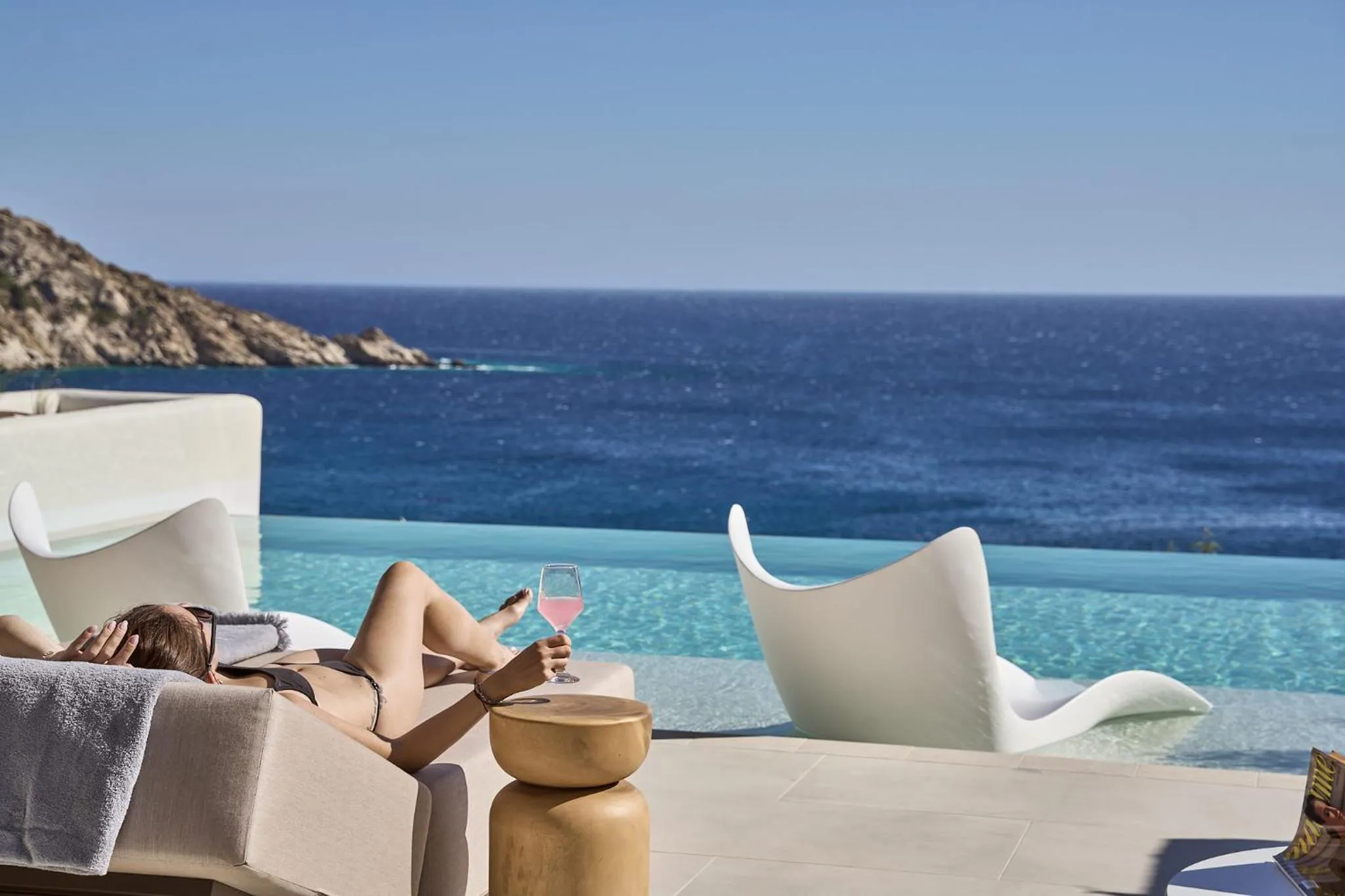 Balcony/Terrace in Ios Grand Pool Suites