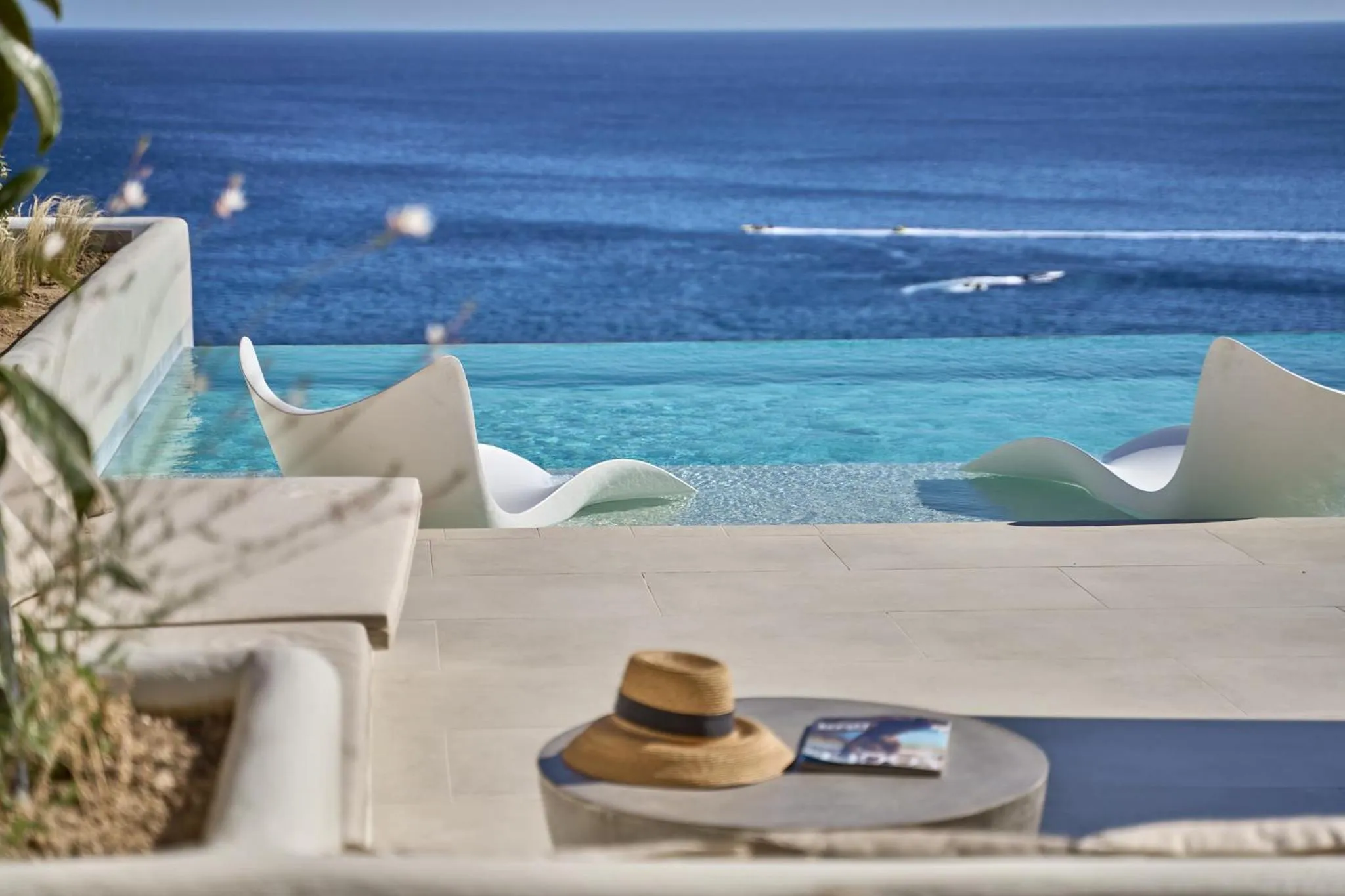 Balcony/Terrace in Ios Grand Pool Suites