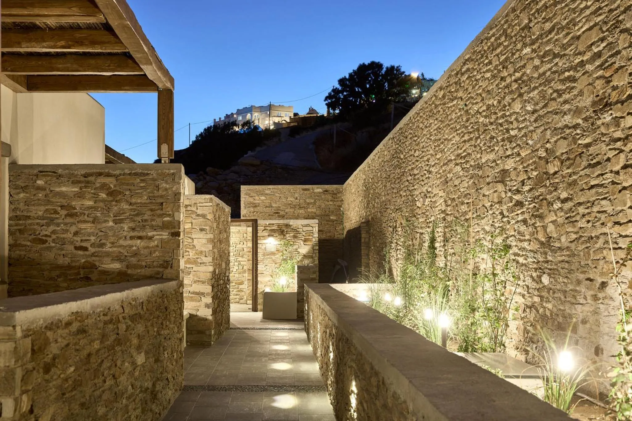 Property building in Ios Grand Pool Suites