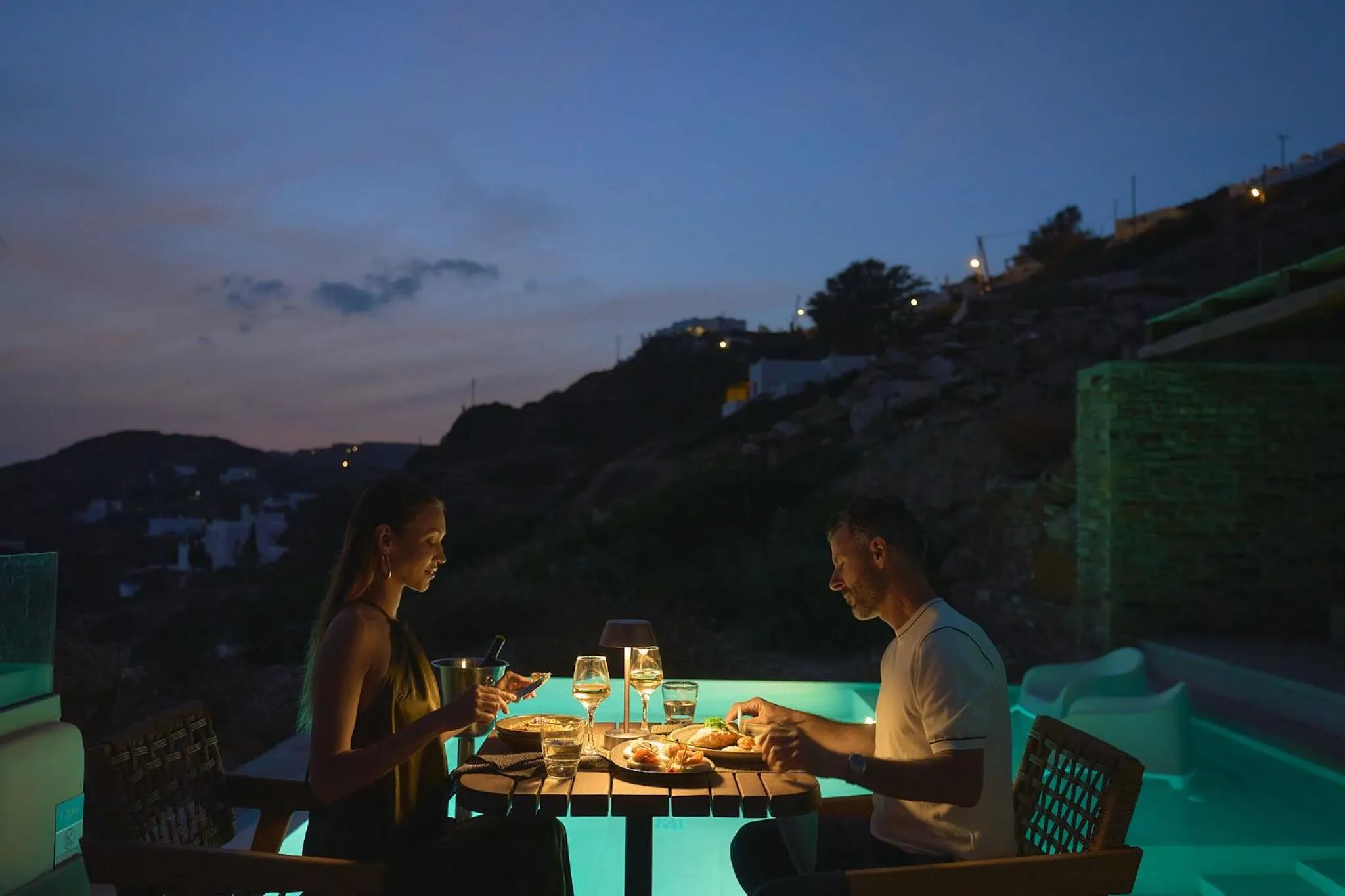 Night in Ios Grand Pool Suites