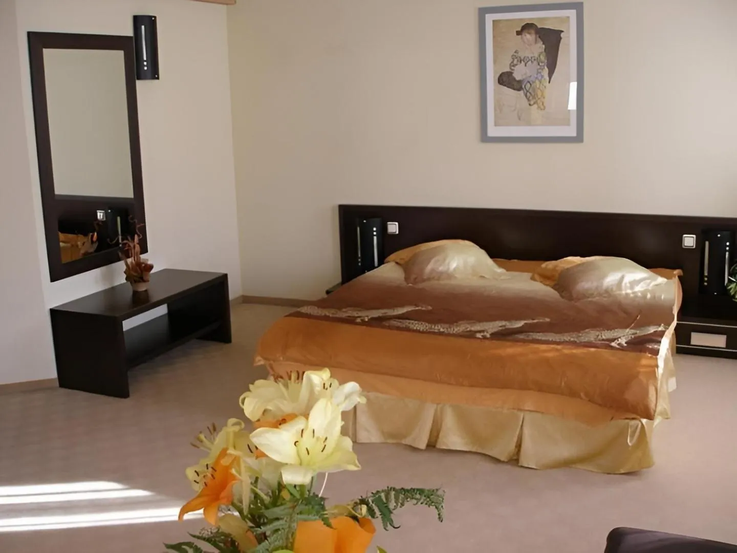 Bed in Hotel Brilliantin