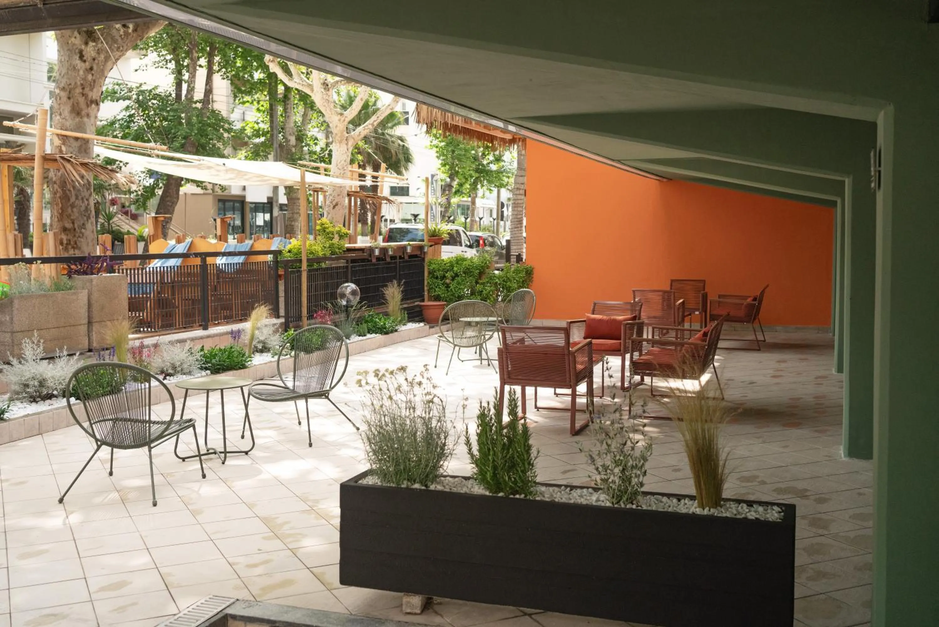 Patio in Lime Hotel