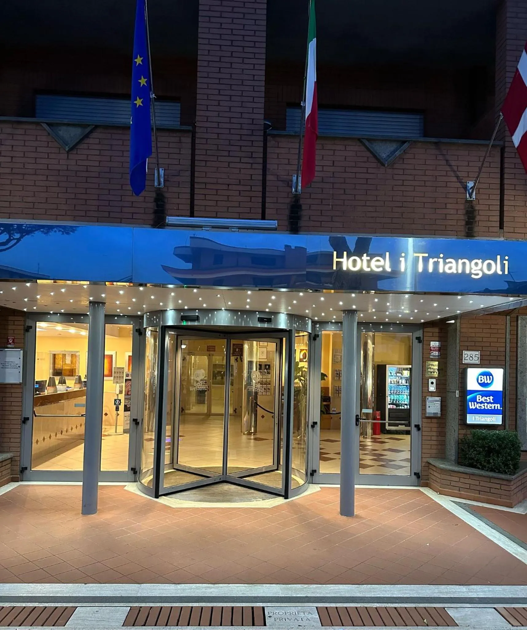 Property building in Best Western Hotel I Triangoli