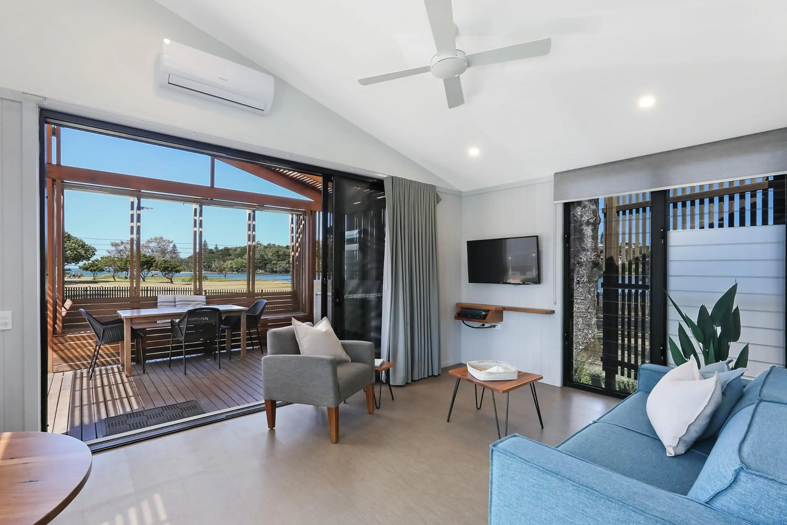 Living room in Reflections Evans Head - Holiday Park