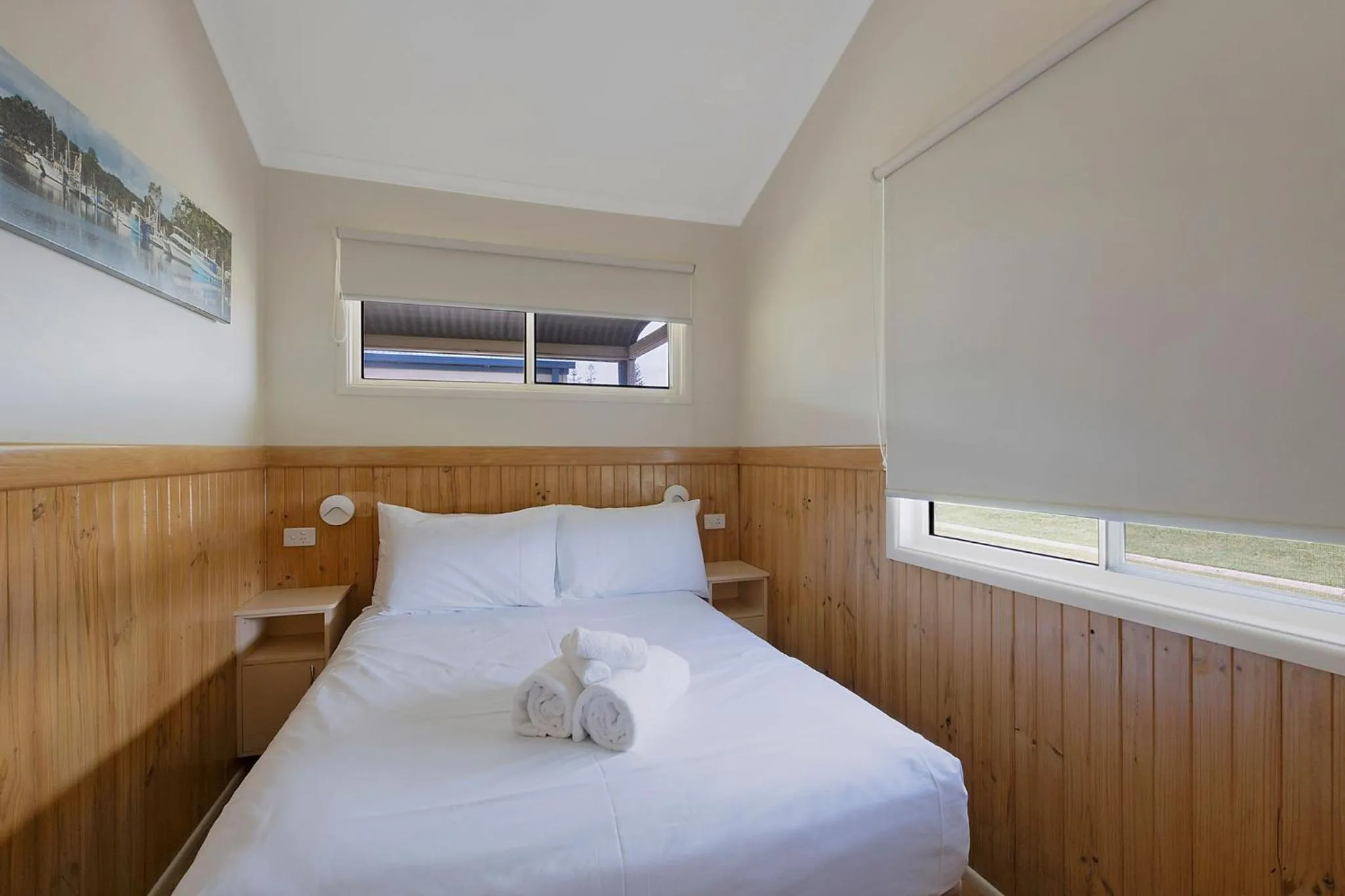 Bedroom, Bed in Reflections Evans Head - Holiday Park