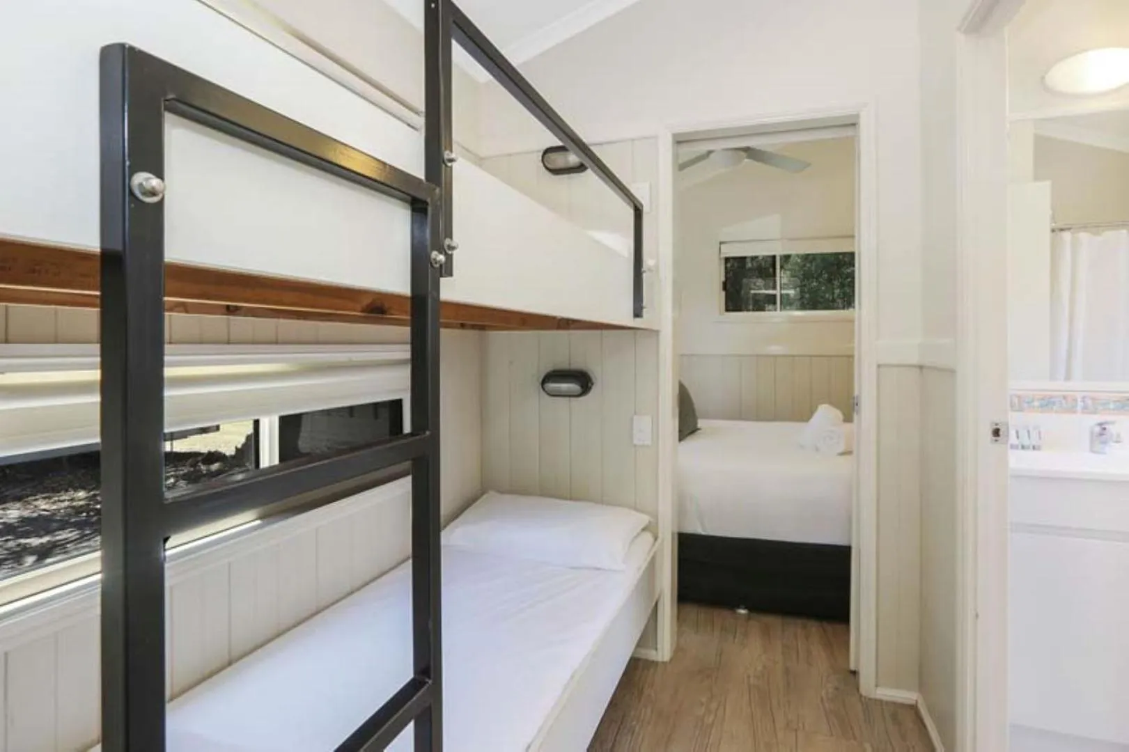 Bedroom, Bed in Reflections Mylestom - Holiday Park