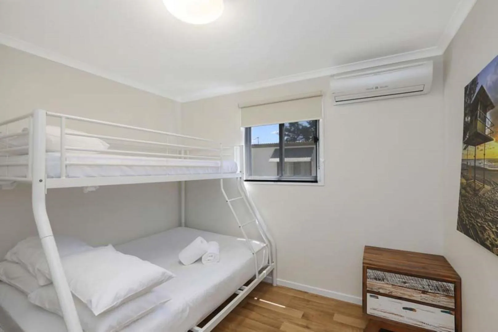 Bed in Reflections Mylestom - Holiday Park