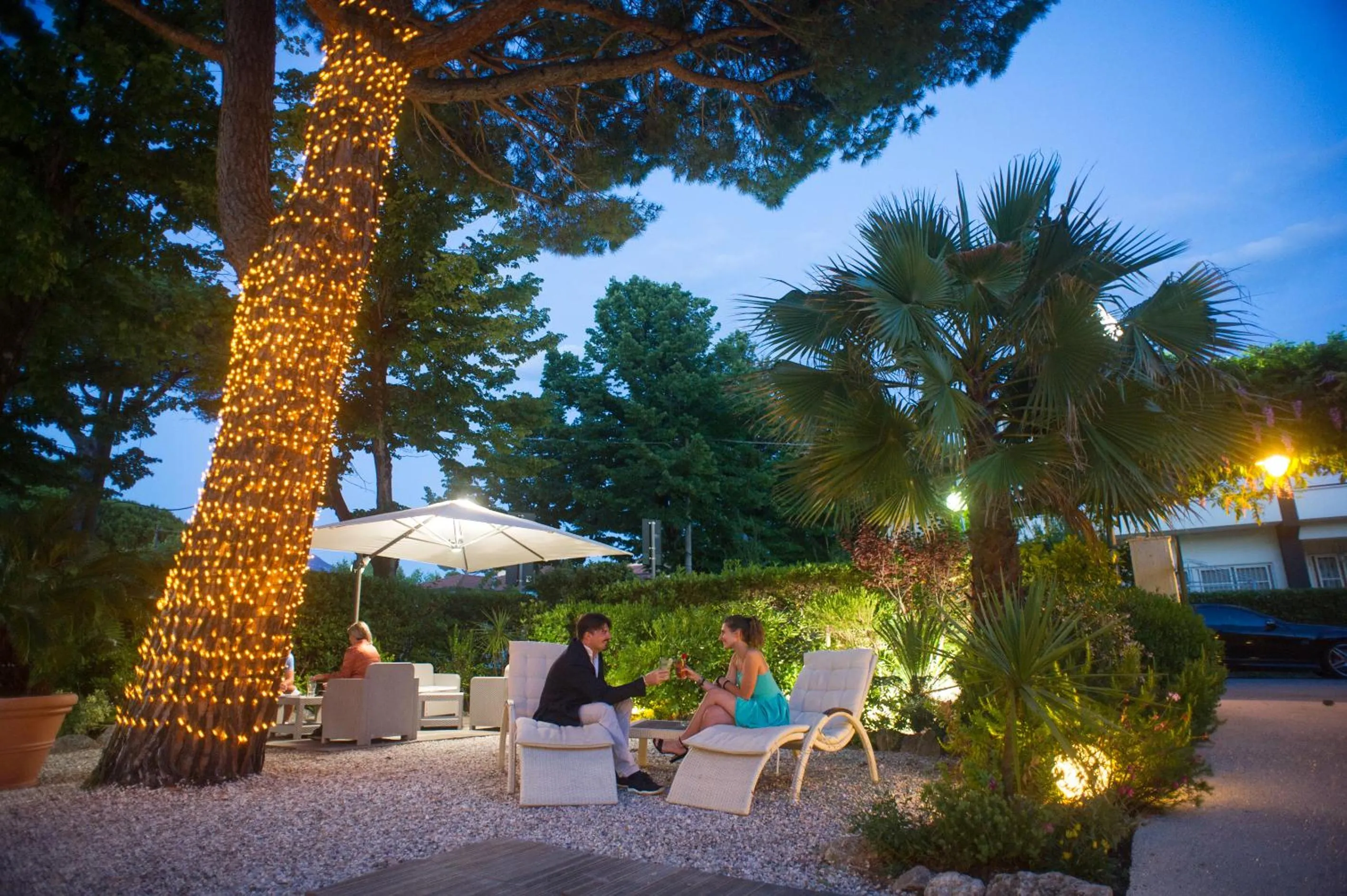 Garden in Hotel La Pace