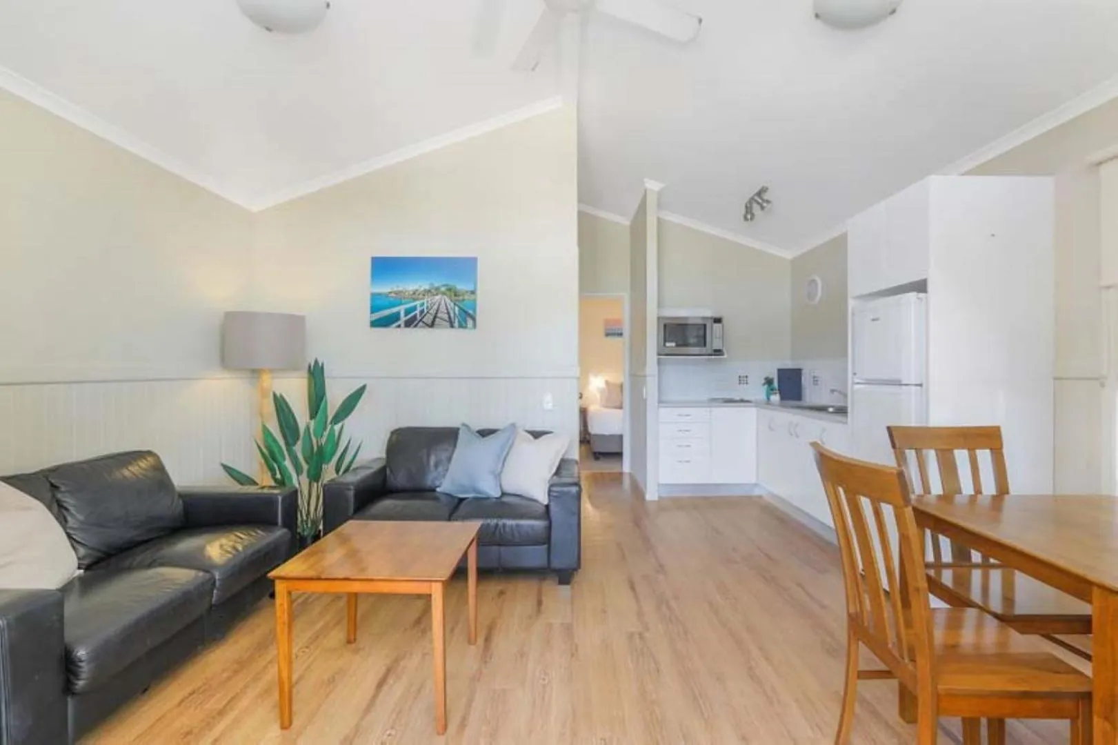 Living room in Reflections Brunswick Head - Holiday Park