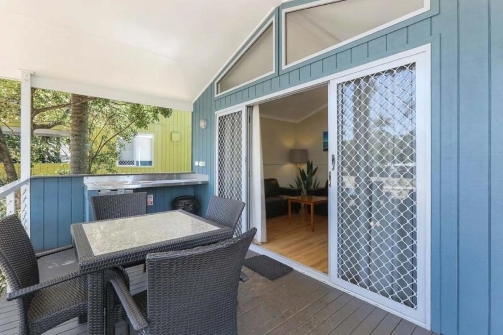 Balcony/Terrace in Reflections Brunswick Head - Holiday Park