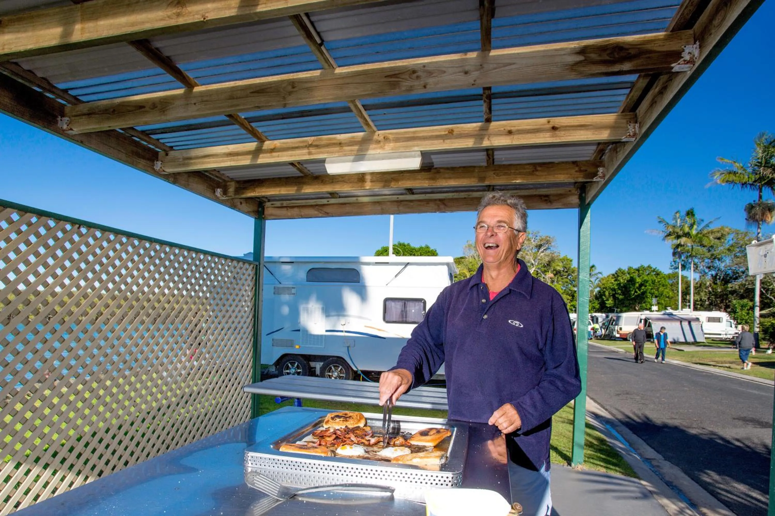 People in Reflections Brunswick Head - Holiday Park