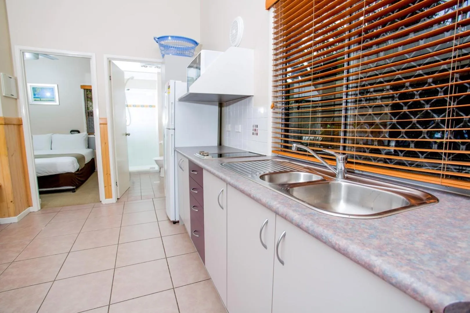 Kitchen or kitchenette in Reflections Brunswick Head - Holiday Park